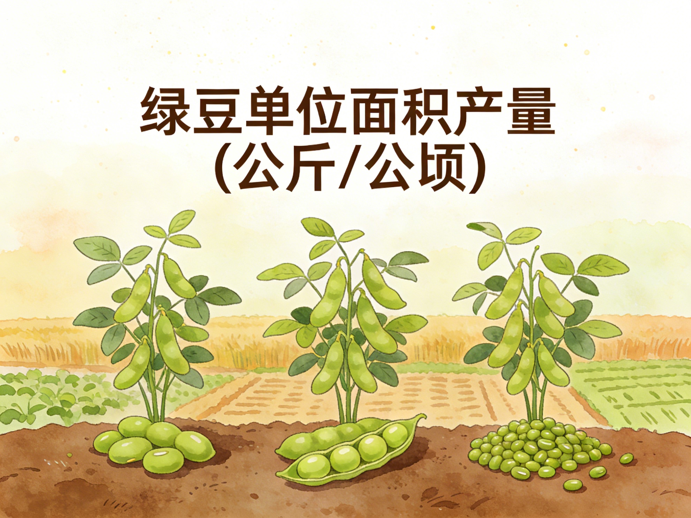 2002-2022年中国绿豆单位面积产量数据集