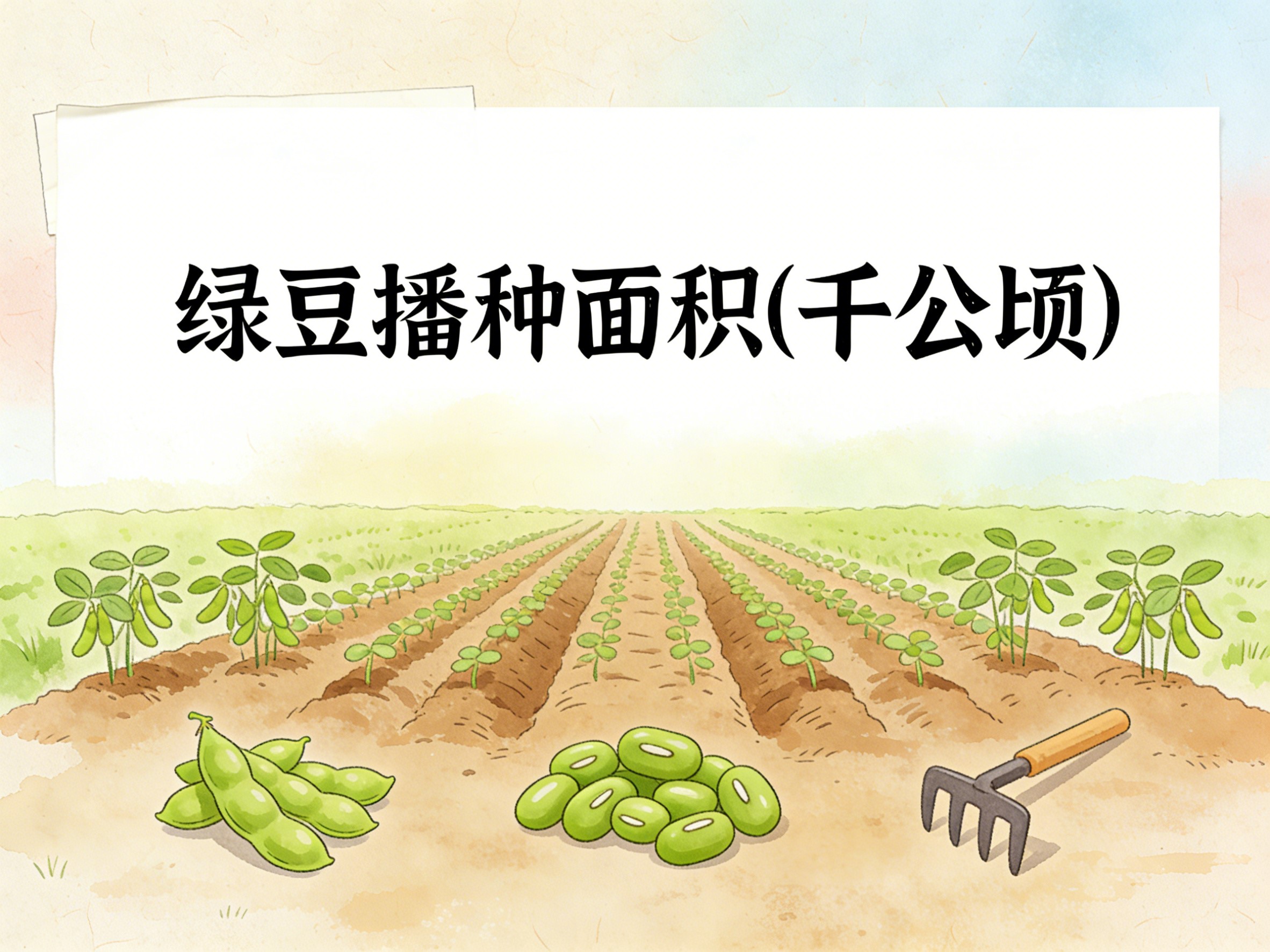 2002-2022年中国绿豆播种面积数据集