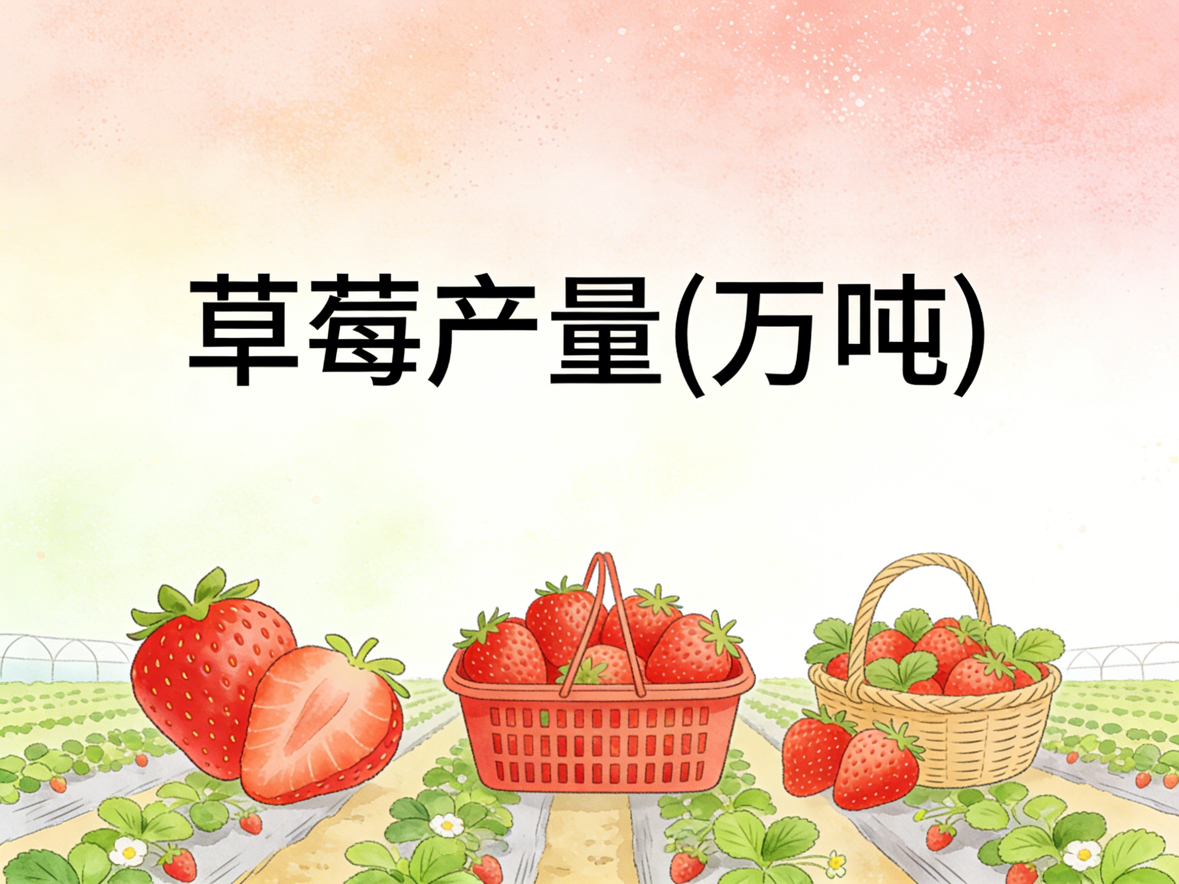2002-2022年中国草莓产量数据集