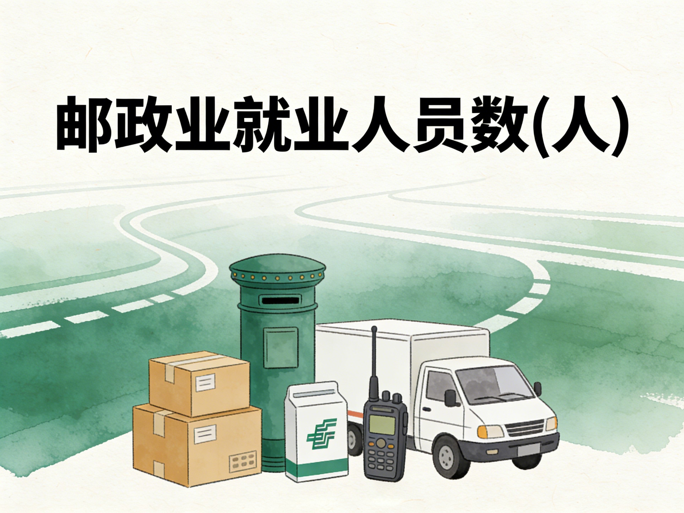 2003-2023年中国邮政业就业人员数数据集