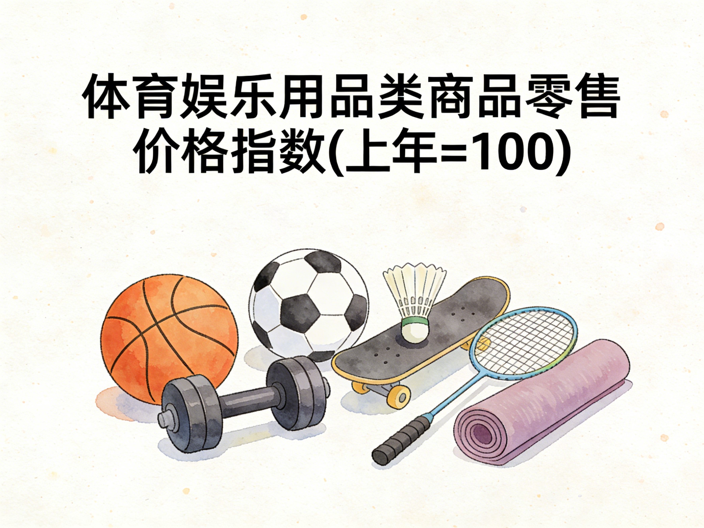 2003-2022年中国体育娱乐用品类商品零售价格指数数据集