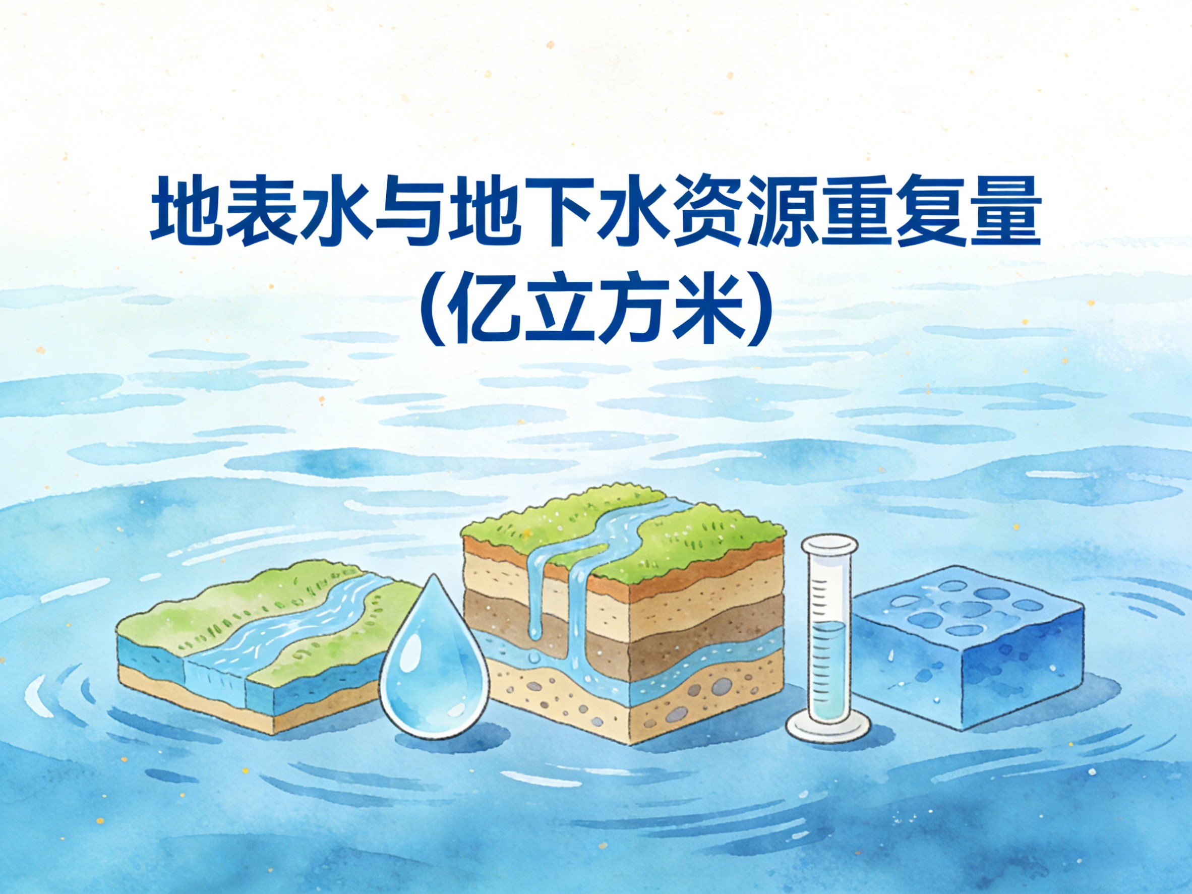 2004-2023年中国地表水与地下水资源重复量数据集