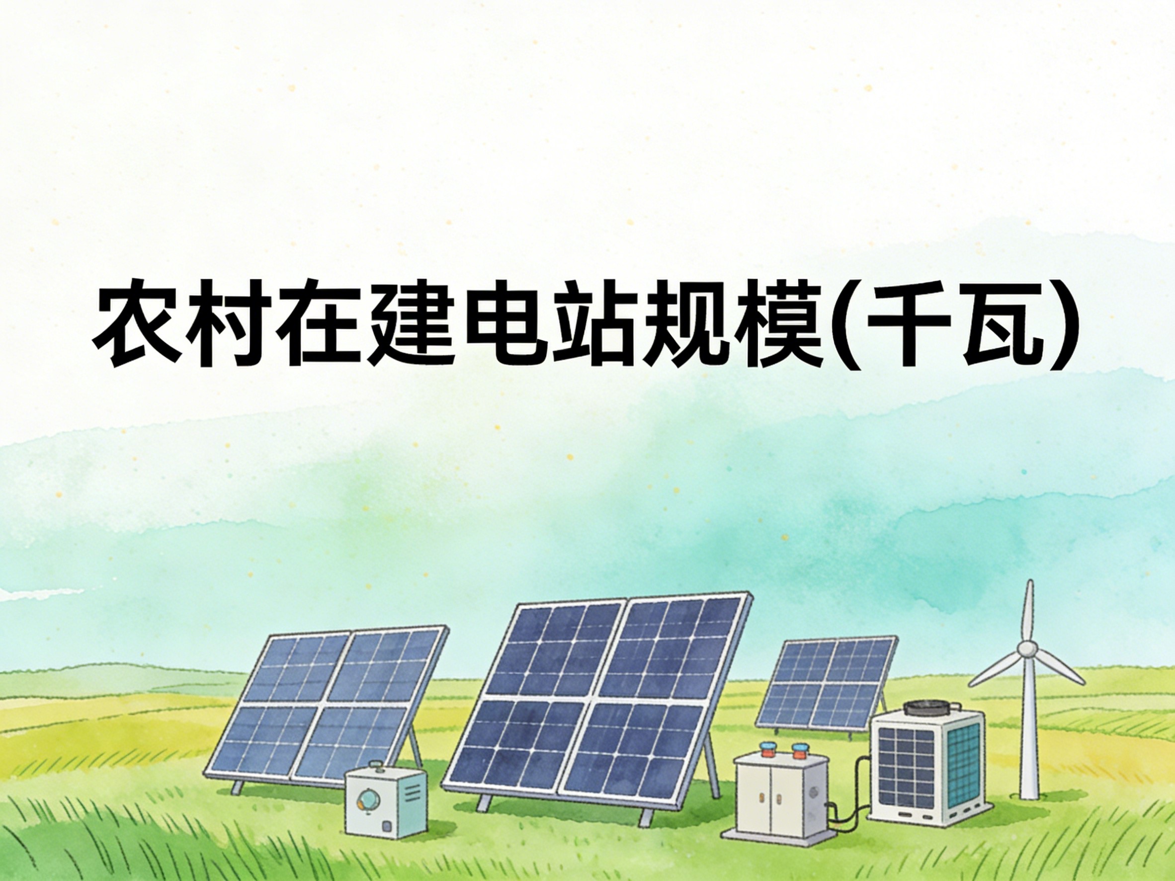 2003-2021年中国农村在建电站规模数据集