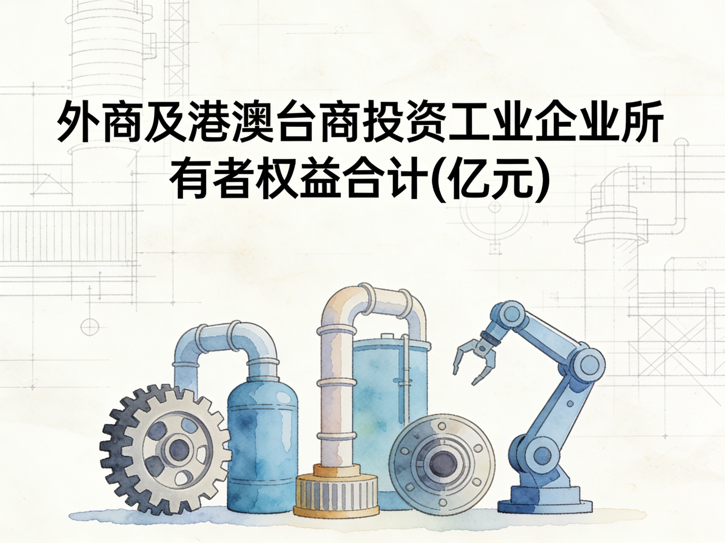 1999-2017年中国外商及港澳台商投资工业企业所有者权益合计数据集