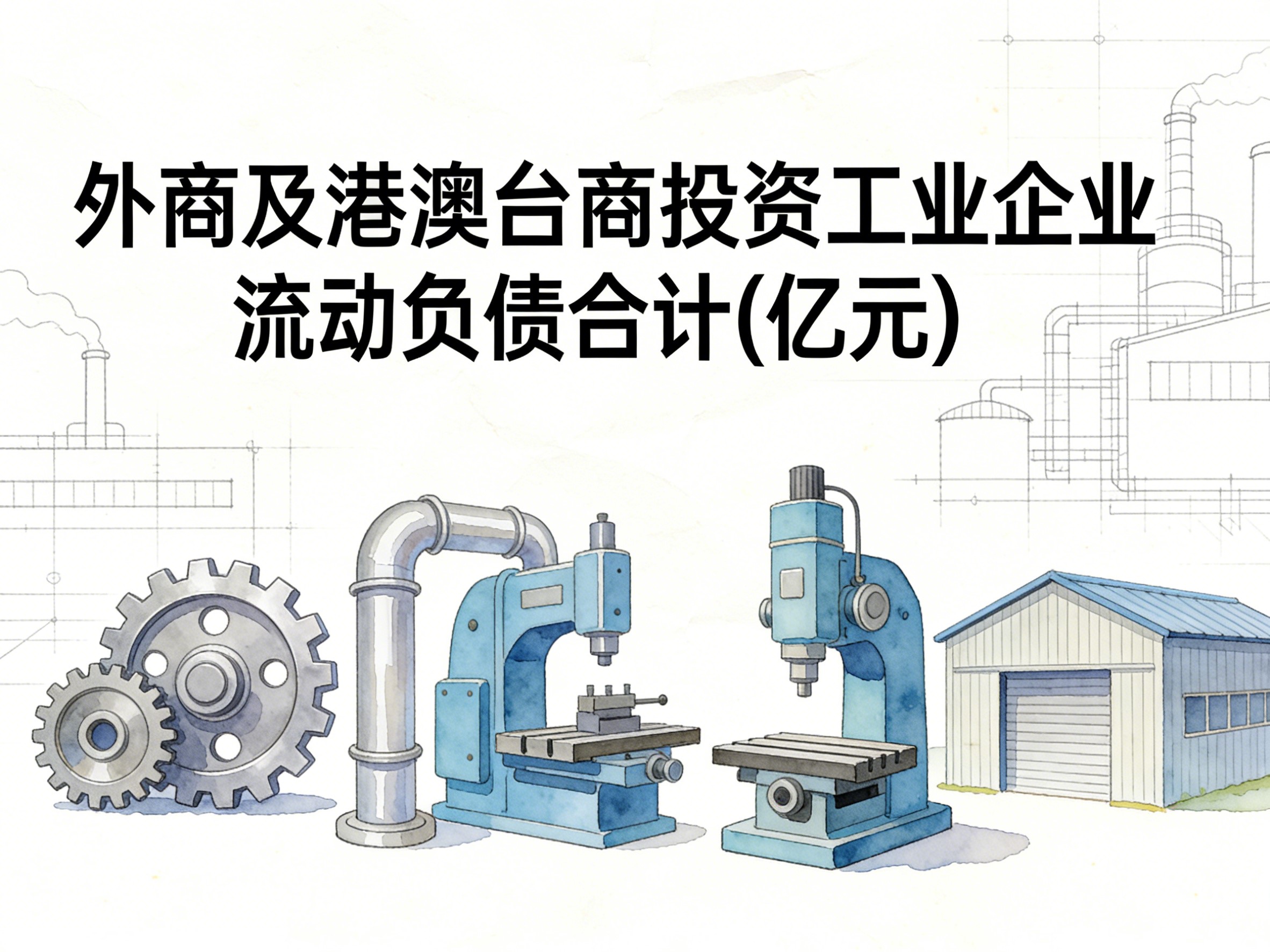 1999-2017年中国外商及港澳台商投资工业企业流动负债合计数据集