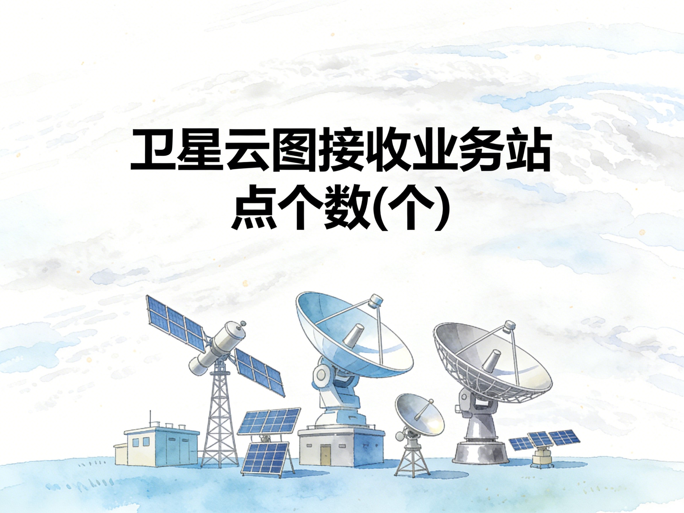 2005-2023年中国卫星云图接收业务站点个数数据集