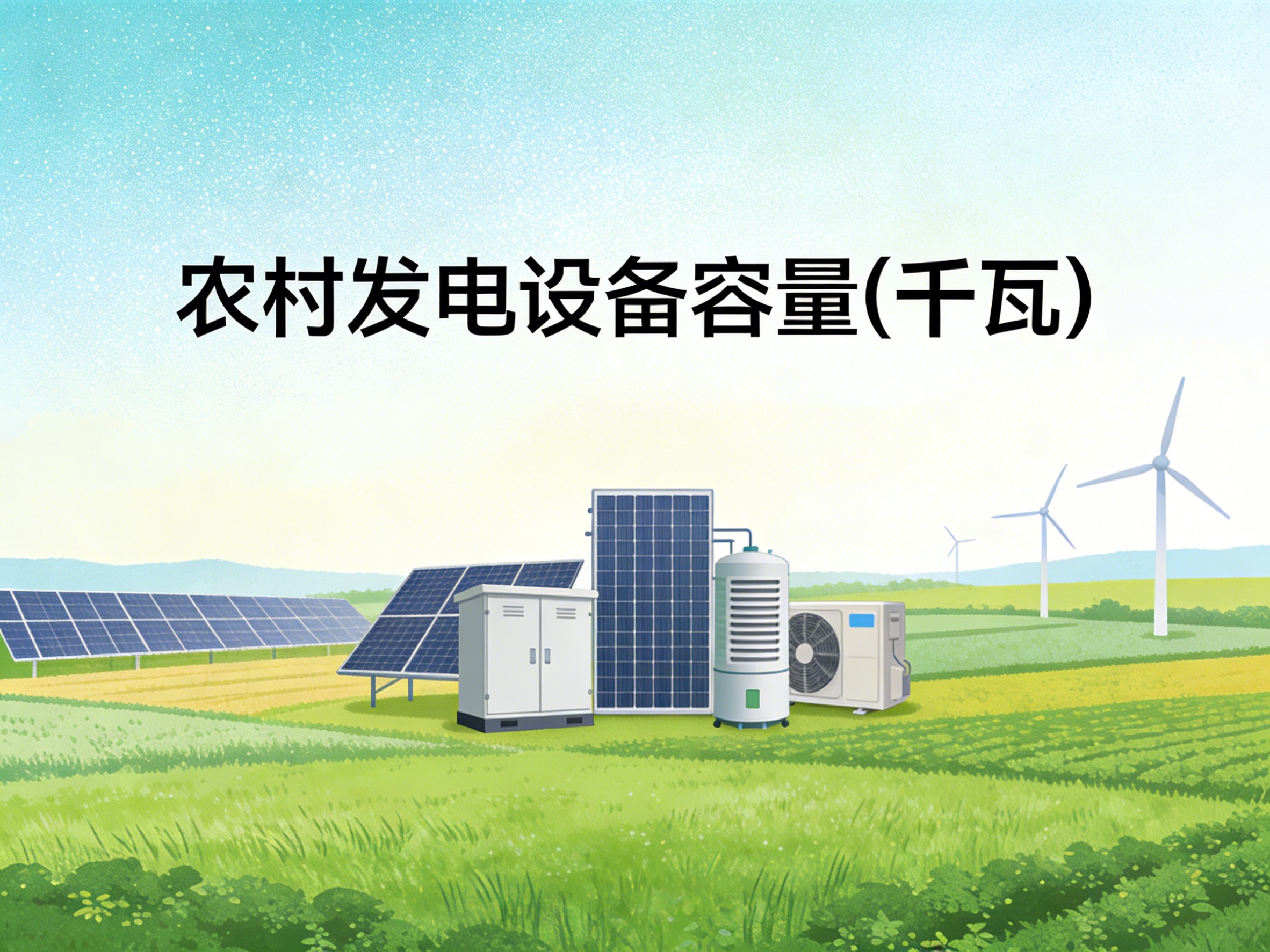 2003-2020年中国农村发电设备容量数据集