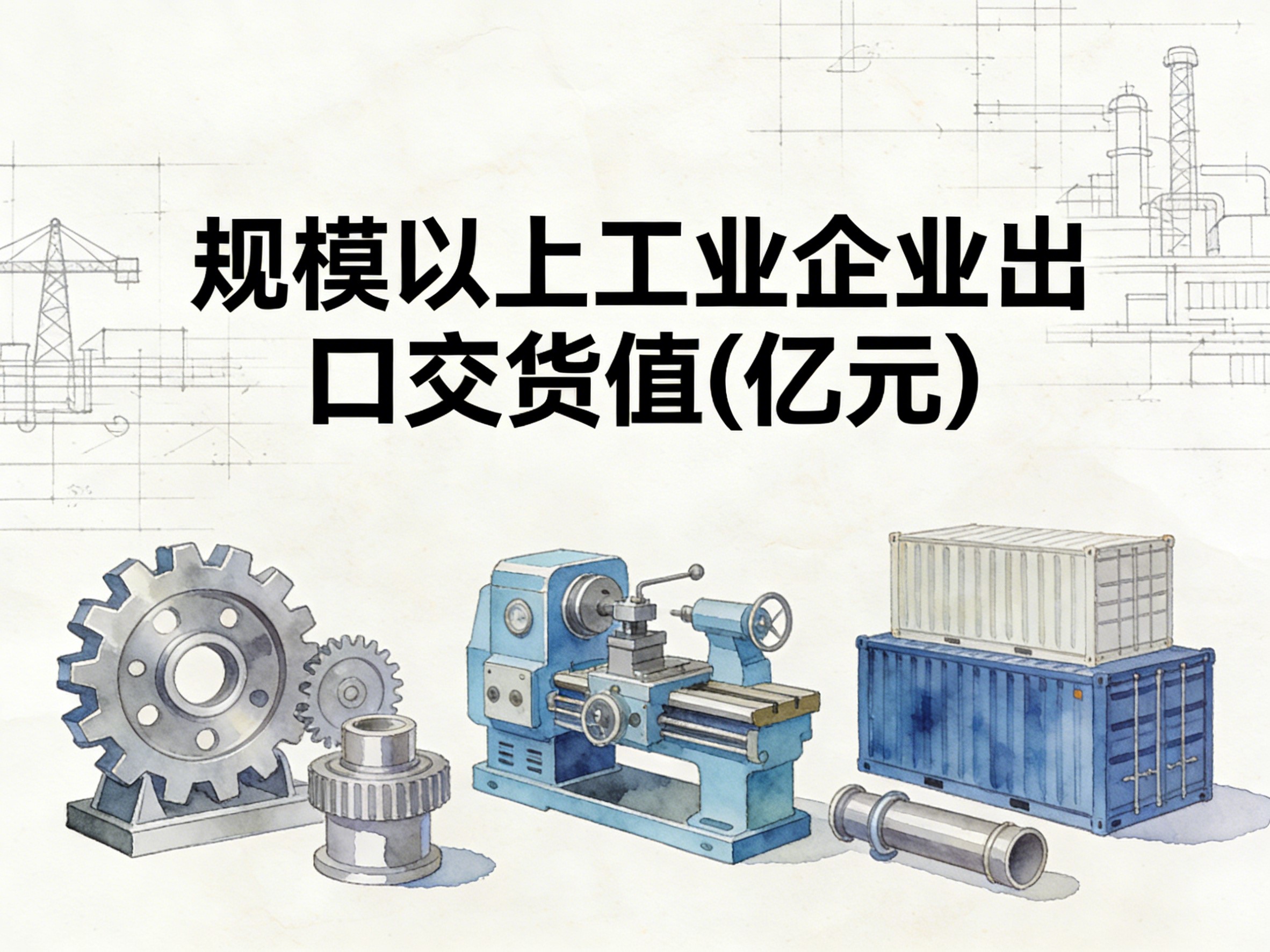 2000-2017年中国规模以上工业企业出口交货值数据集