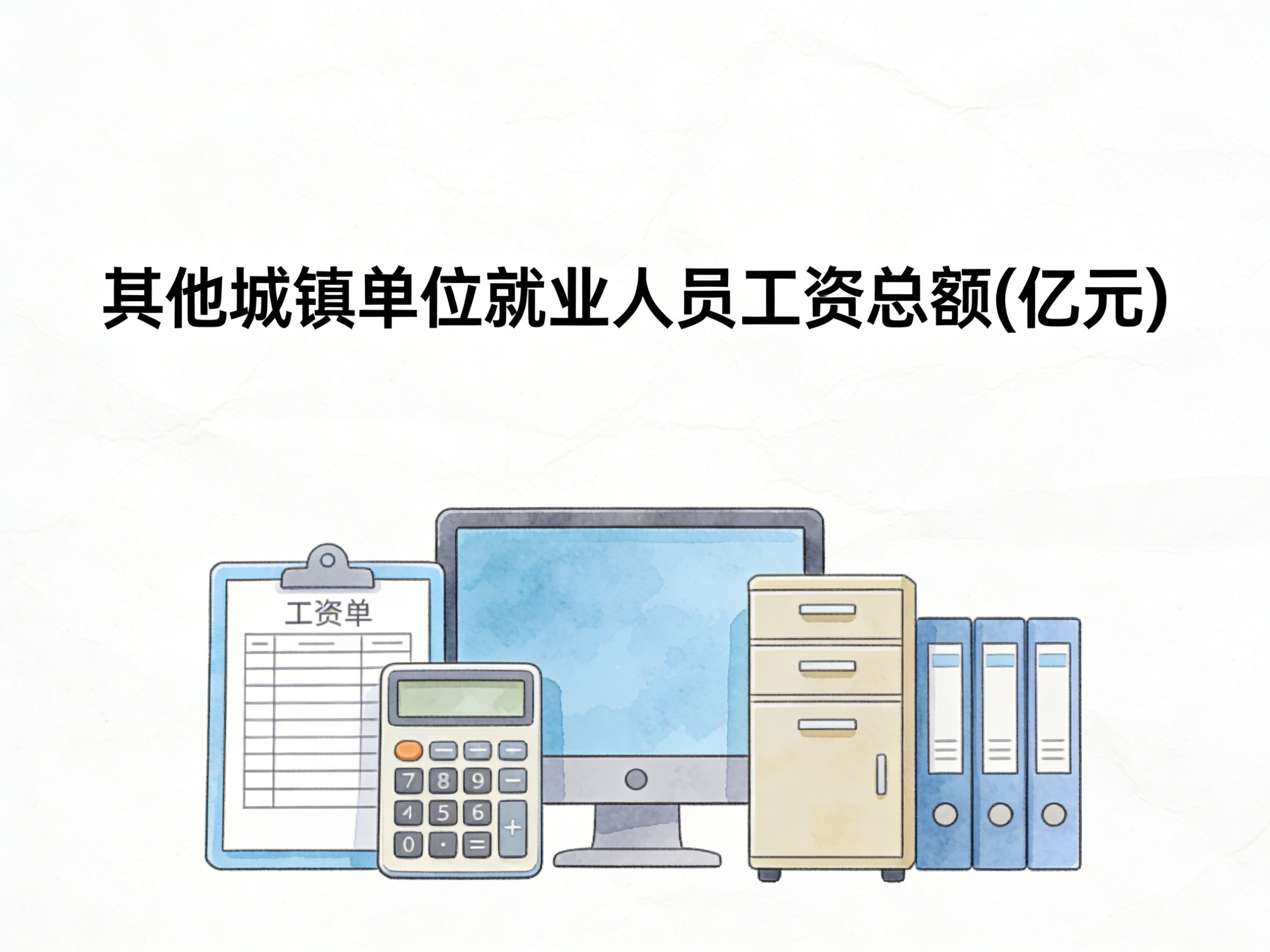 2006-2022年中国其他城镇单位就业人员工资总额数据集