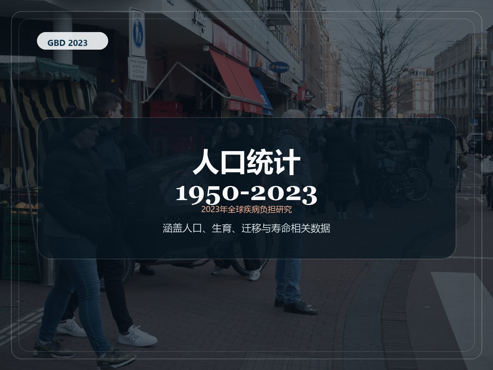 2023 年全球疾病负担研究 1950-2023 年人口统计
