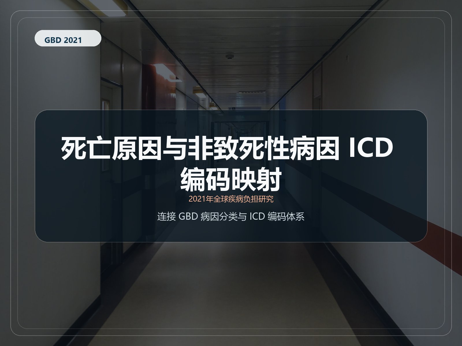 2021 年全球疾病负担研究 与 ICD 代码对应的死亡原因和非致命原因