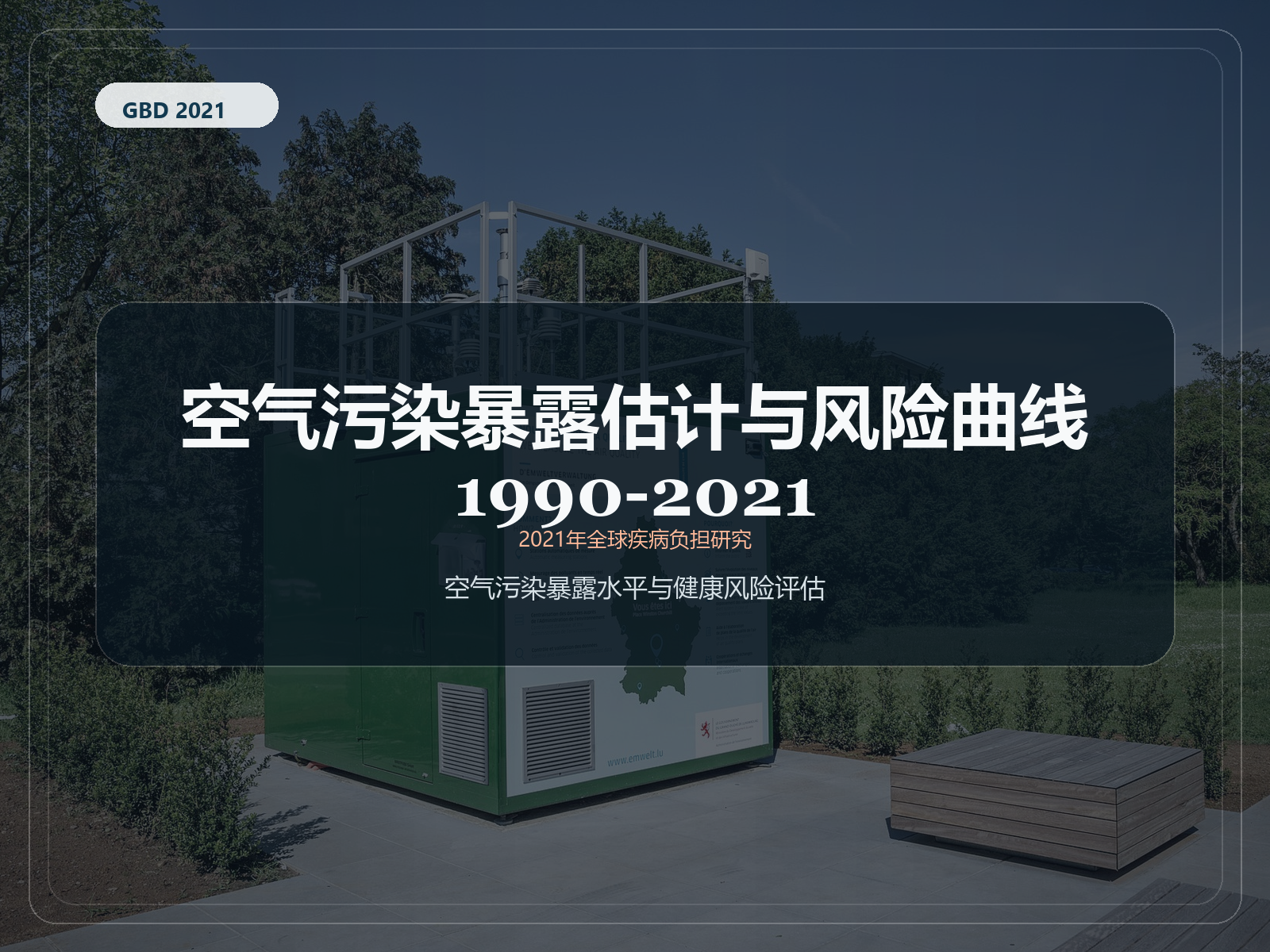 2021 年全球疾病负担研究 1990-2021 年空气污染暴露估计和风险曲线