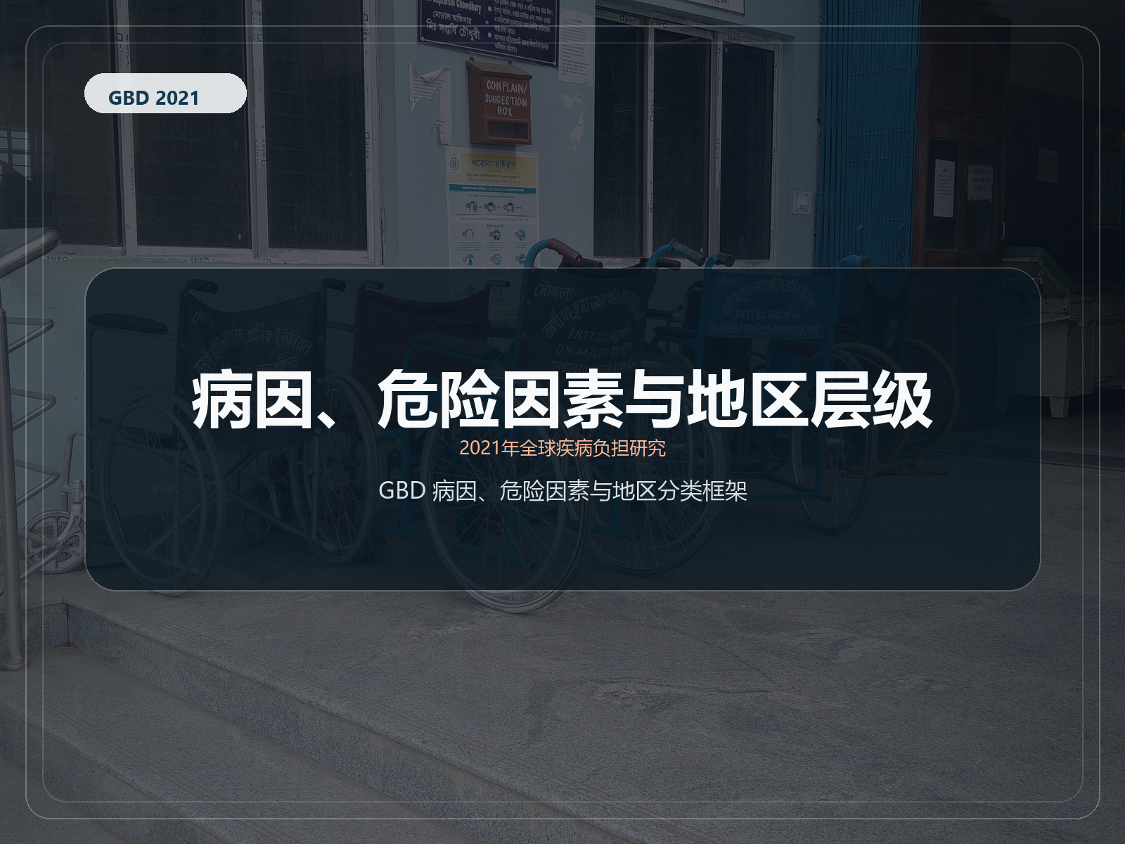 2021 年全球疾病负担研究 原因、REI 和位置层次结构