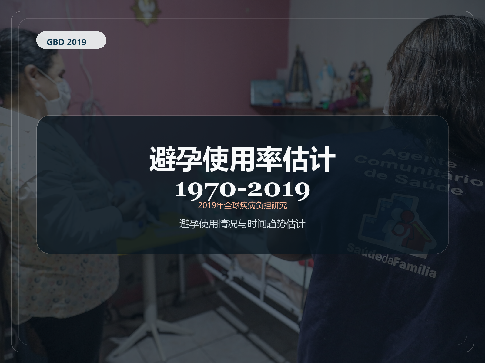 2019 年全球疾病负担研究 1970-2019 年避孕普及率估计