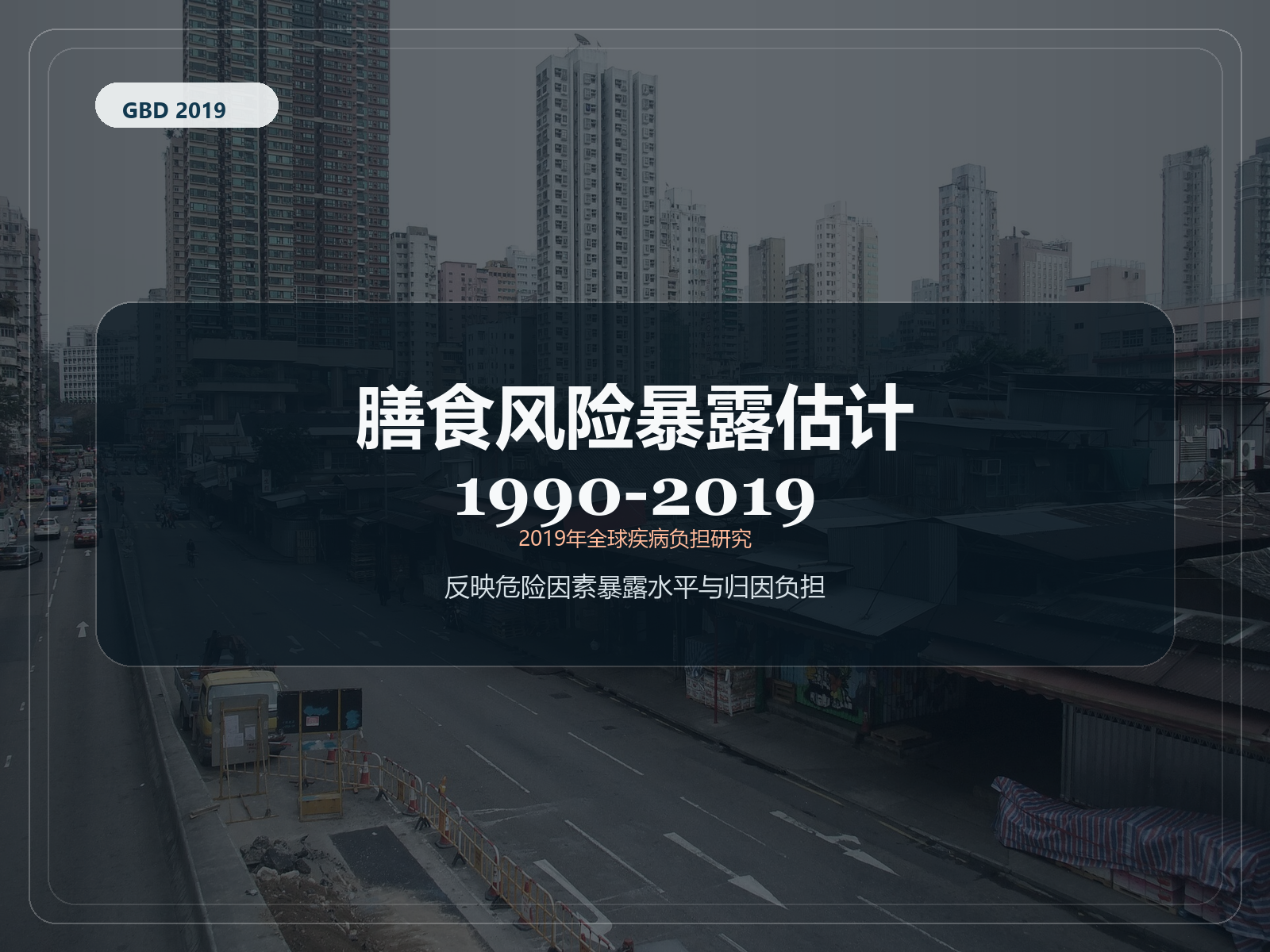 2019 年全球疾病负担研究 1990-2019 年饮食风险暴露估计