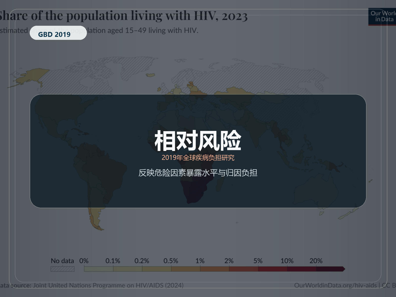 2019 年全球疾病负担研究 相对风险