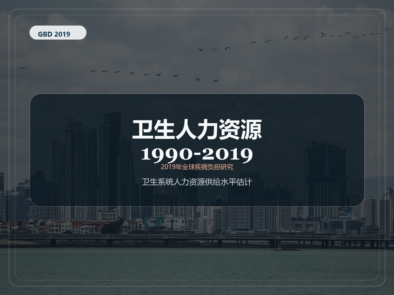 2019 年全球疾病负担研究 1990-2019 年卫生人力资源