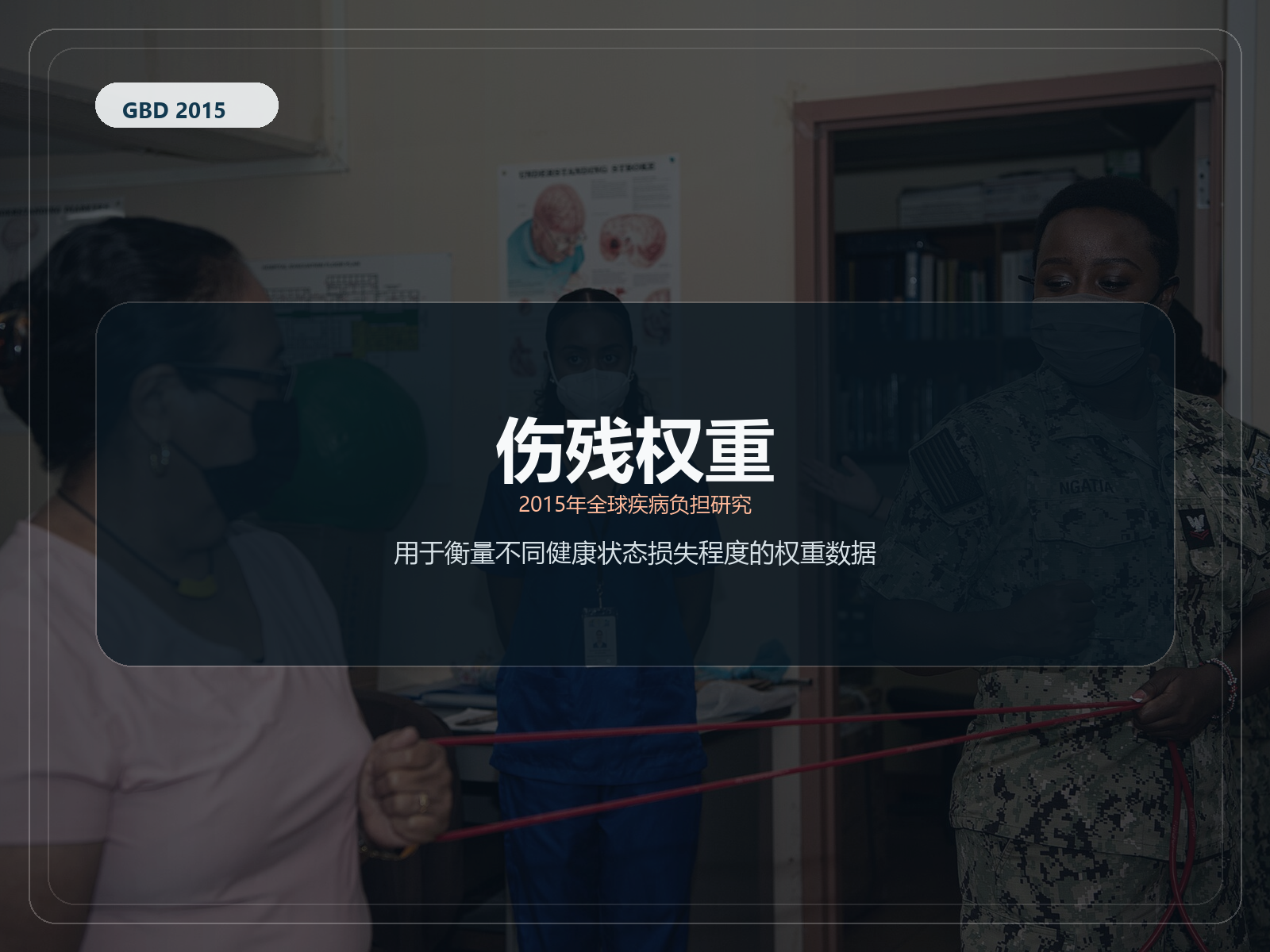 2015 年全球疾病负担研究 残疾权重
