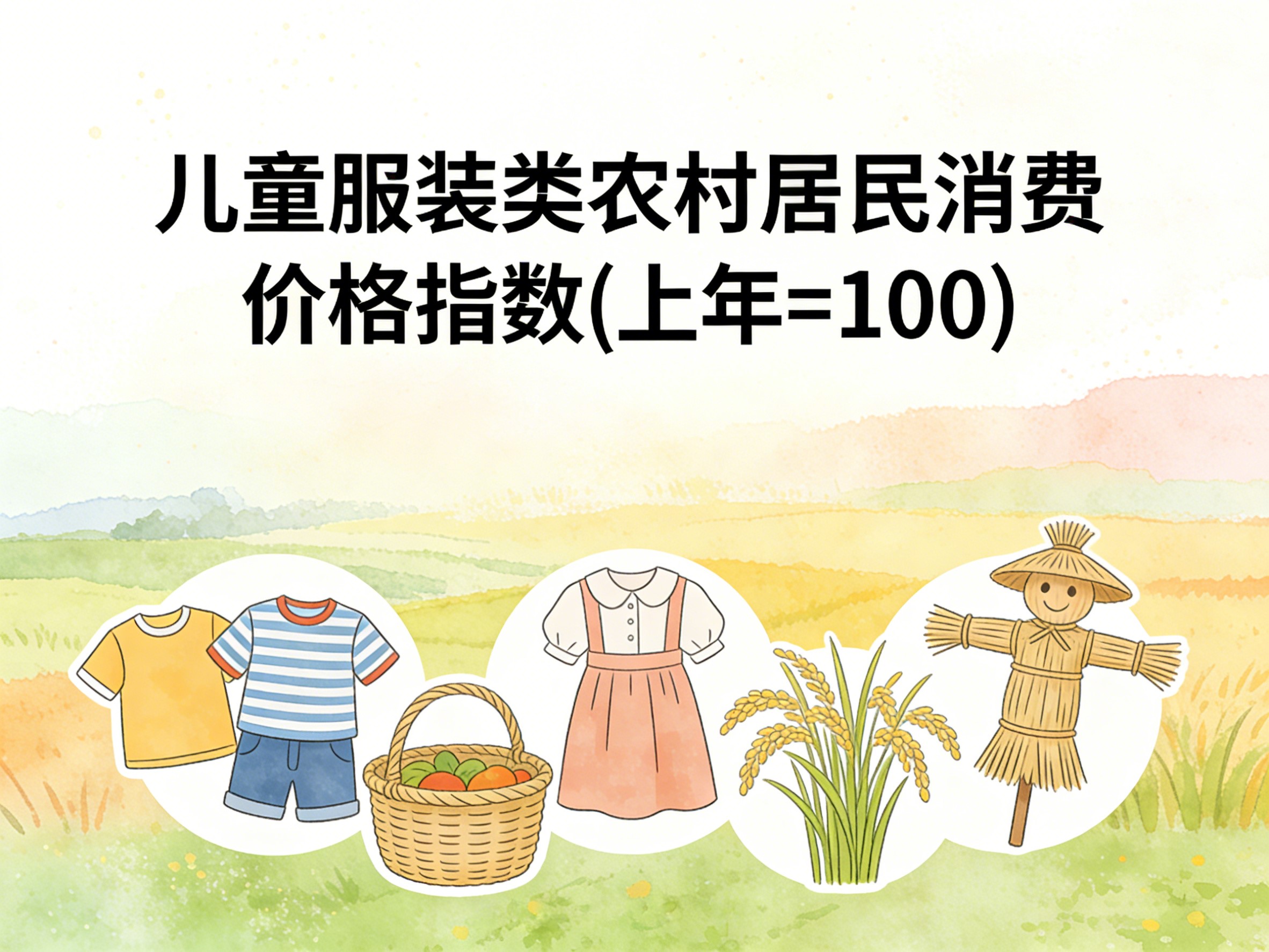 2001-2016年中国儿童服装类农村居民消费价格指数数据集