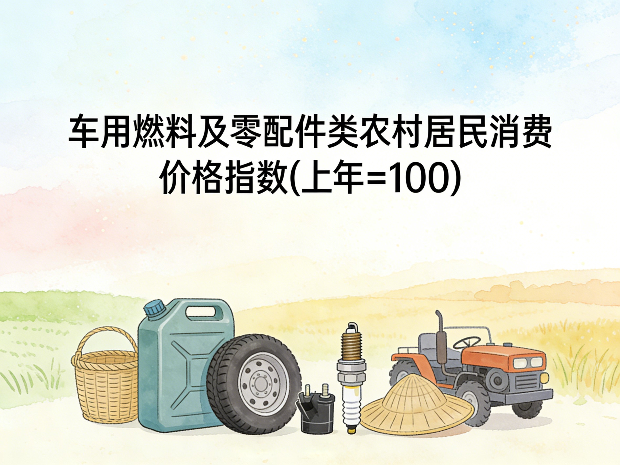 2001-2016年中国车用燃料及零配件类农村居民消费价格指数数据集