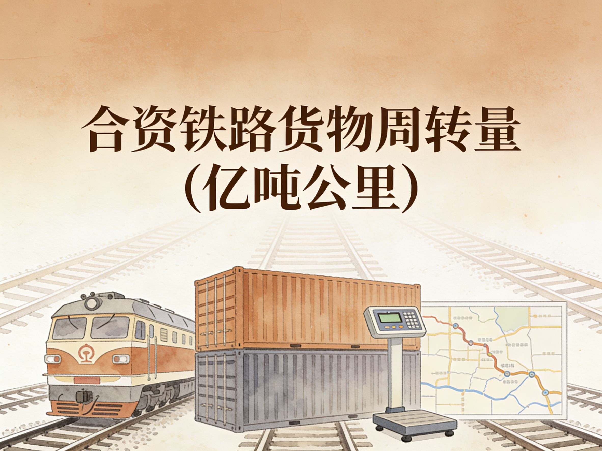 1999-2014年中国合资铁路货物周转量数据集