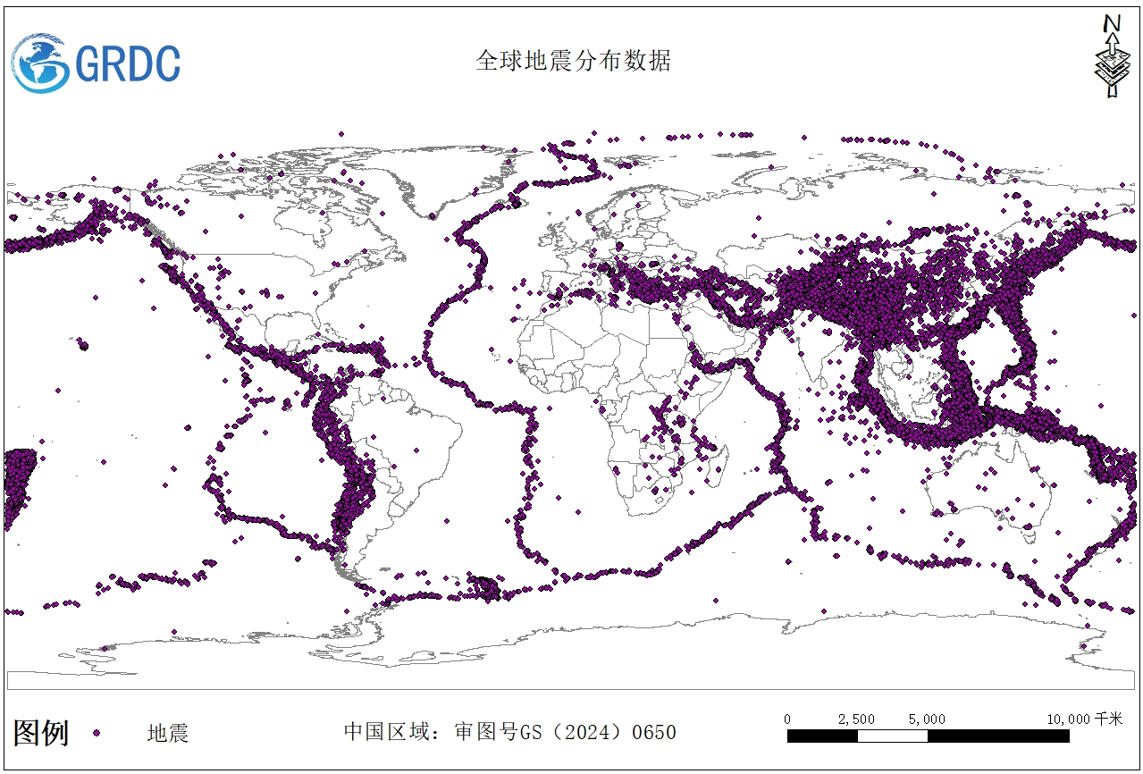 2009-2025年全球地震分布数据（M≥3）