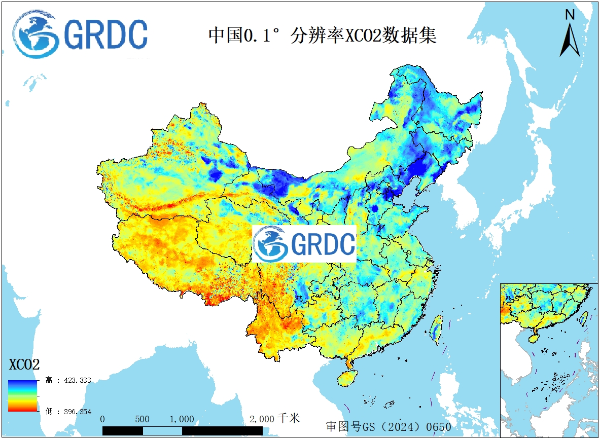 2015-2020年中国0.1°分辨率XCO2数据集