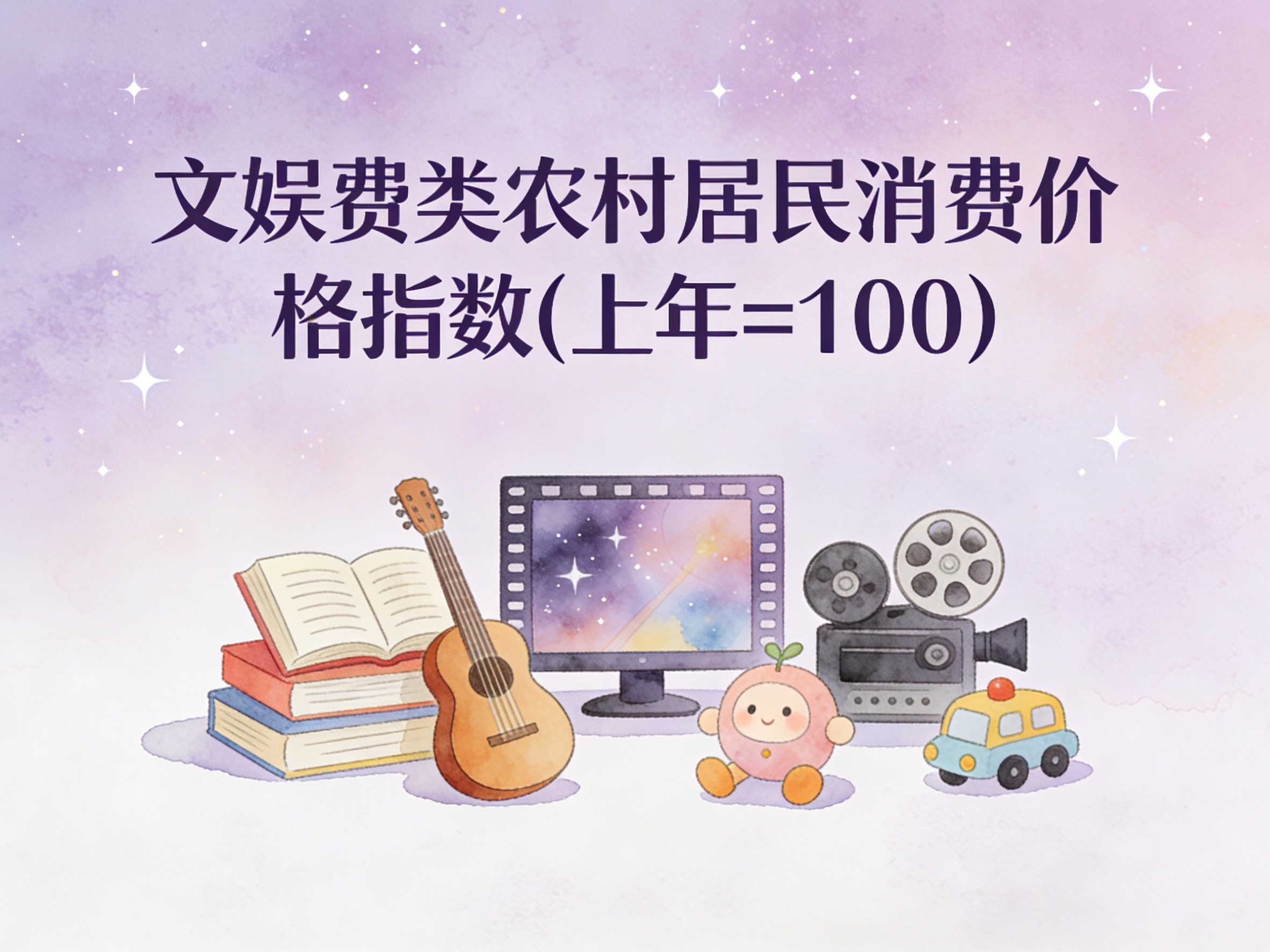 2001-2015年中国文娱费类农村居民消费价格指数数据集