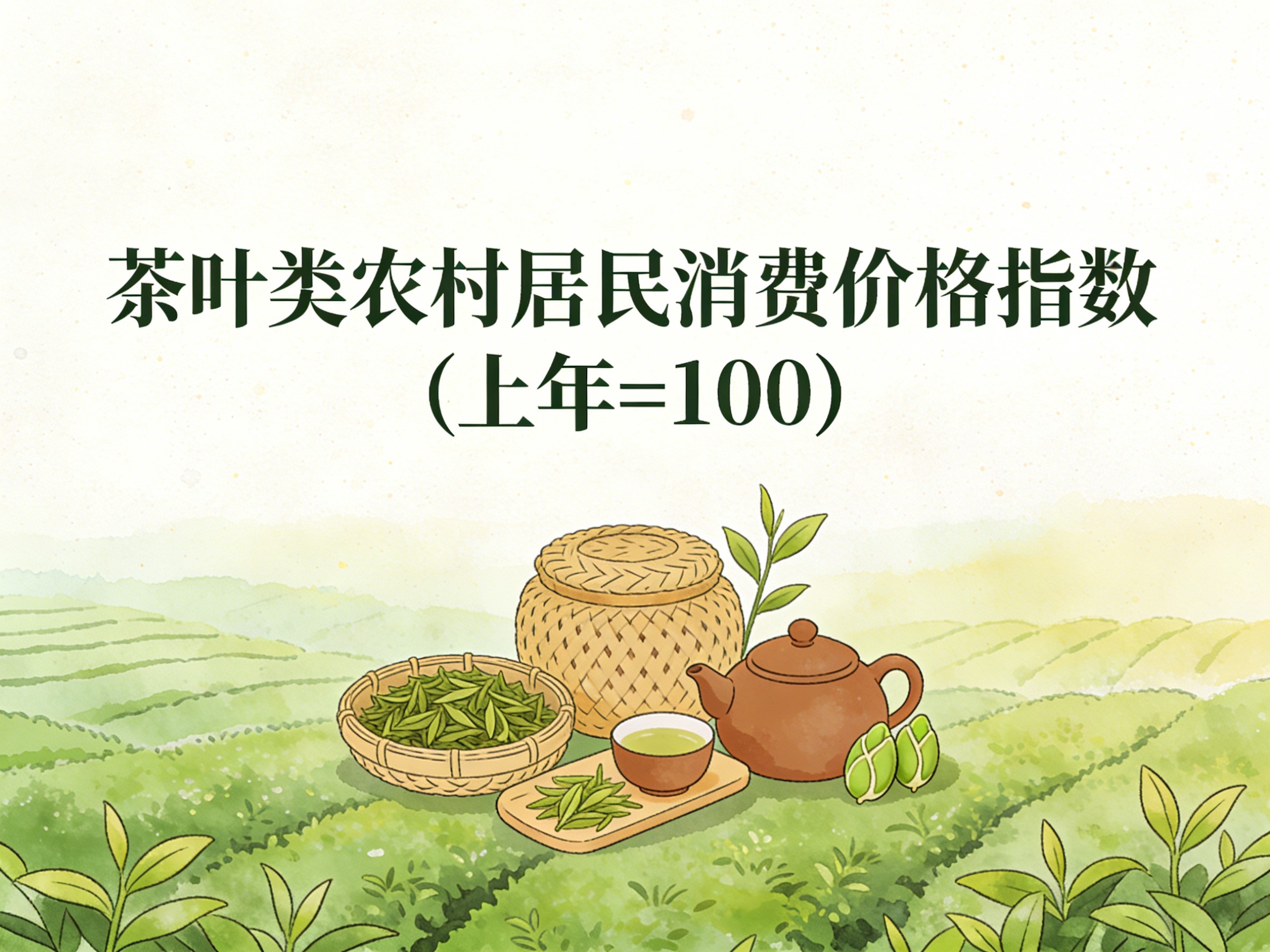 2001-2015年中国茶叶类农村居民消费价格指数数据集