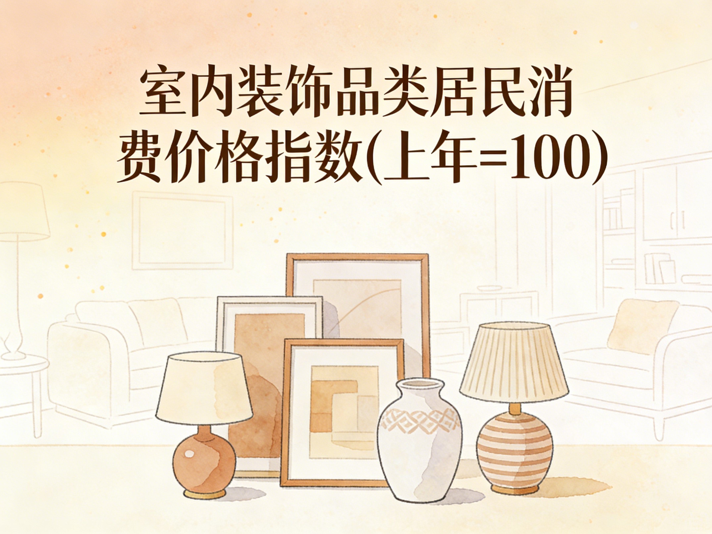 2001-2015年中国室内装饰品类居民消费价格指数数据集