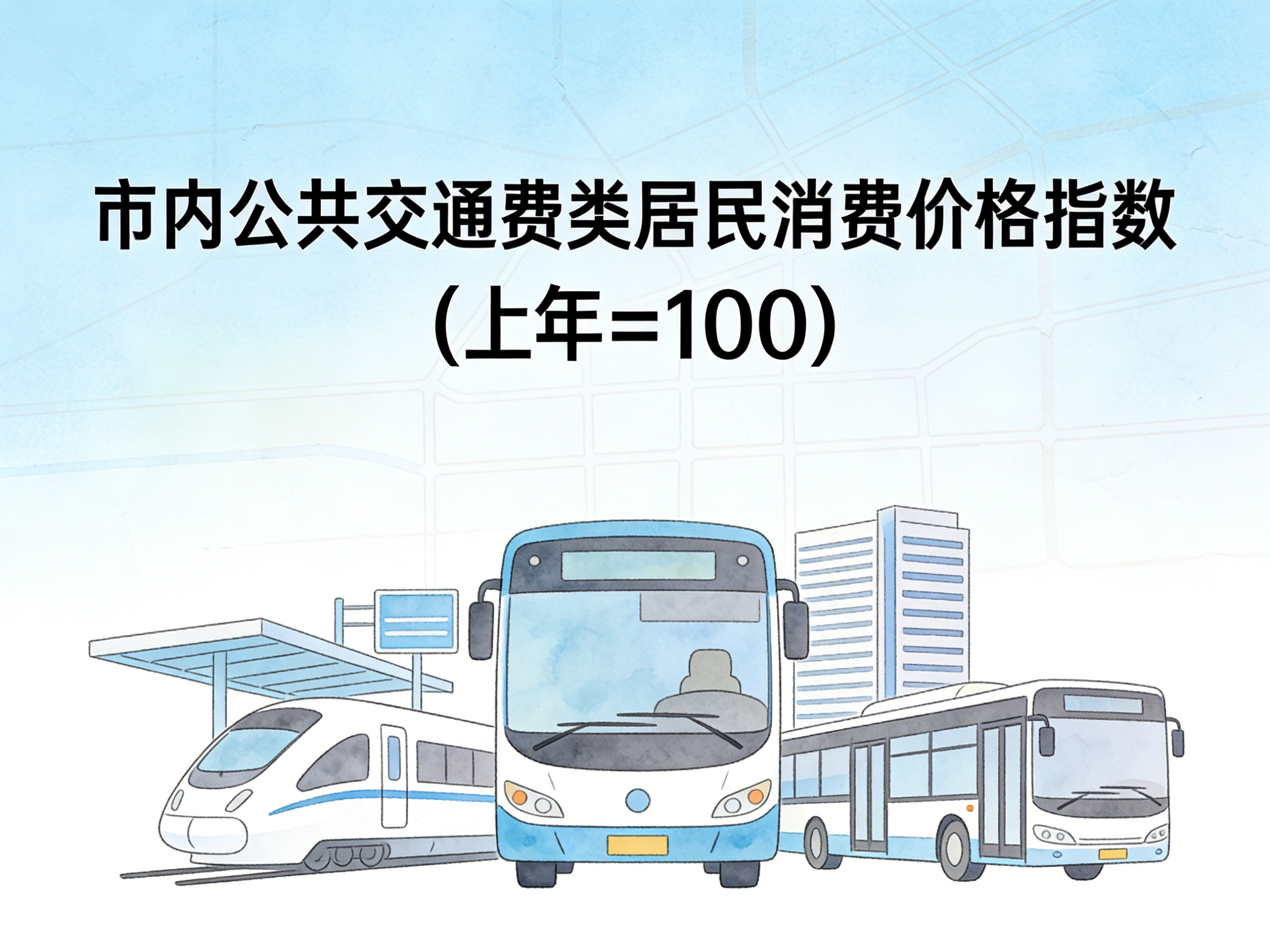 2001-2015年中国市内公共交通费类居民消费价格指数数据集