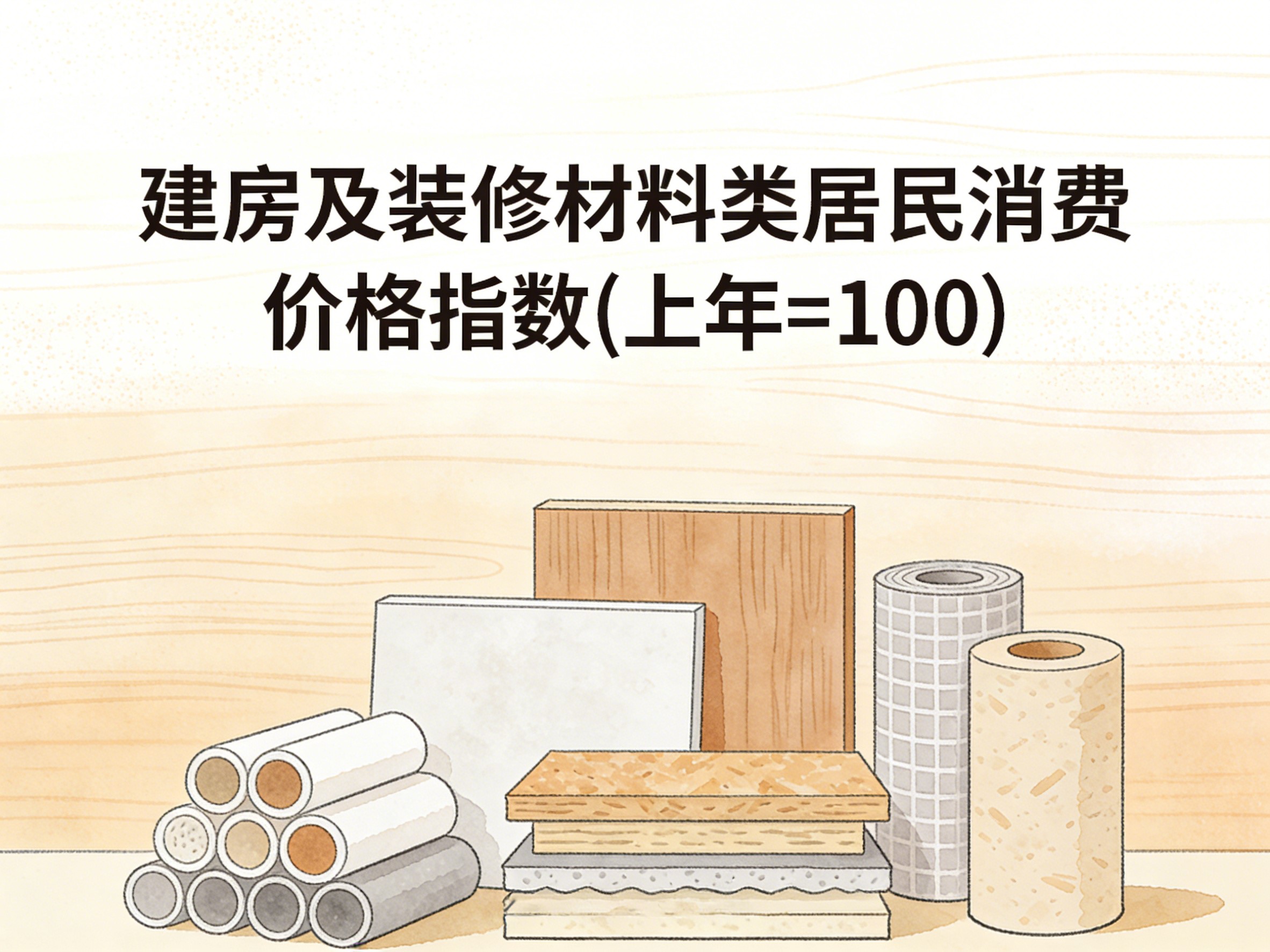 2001-2015年中国建房及装修材料类居民消费价格指数数据集