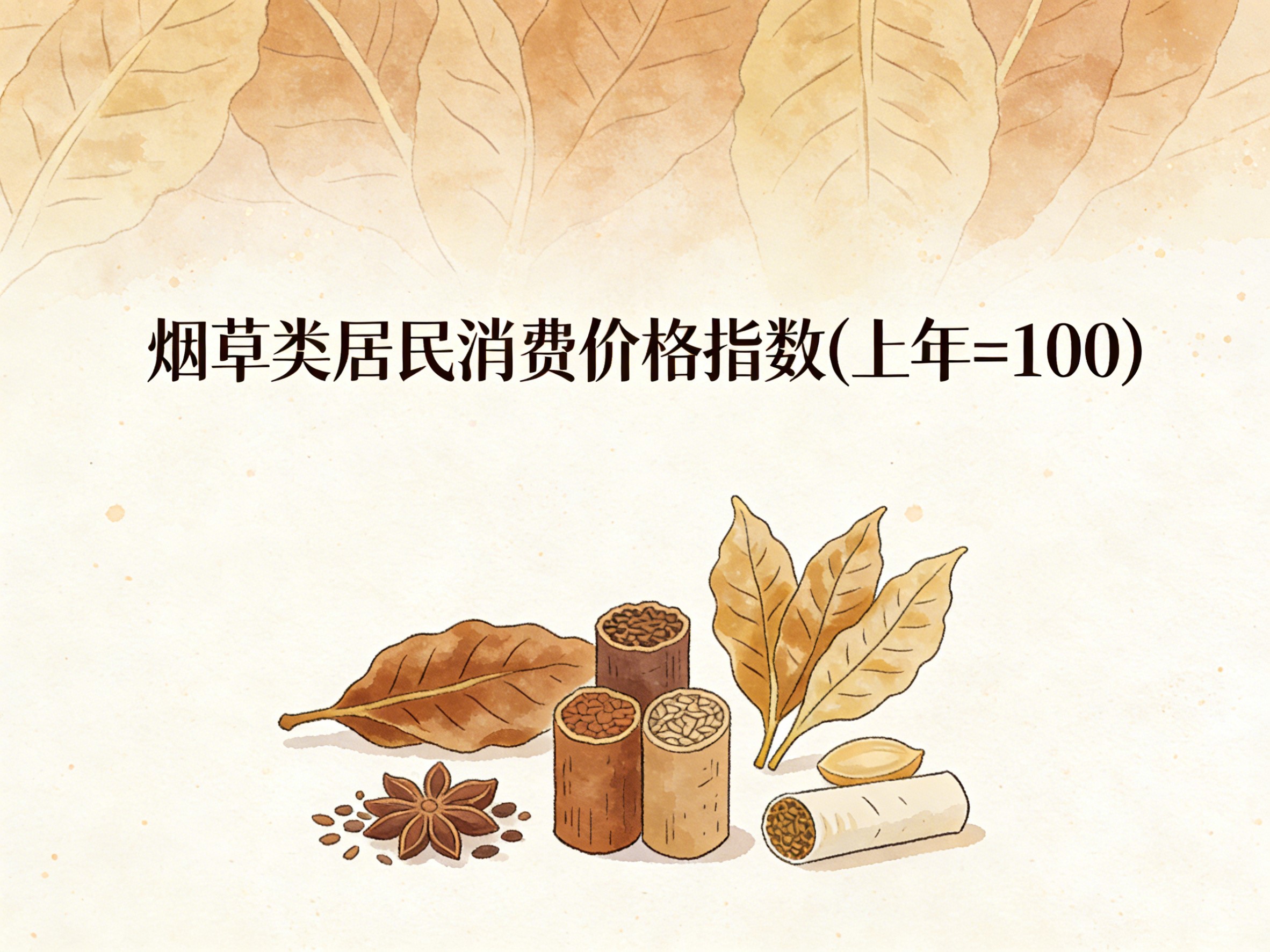 2001-2015年中国烟草类居民消费价格指数数据集
