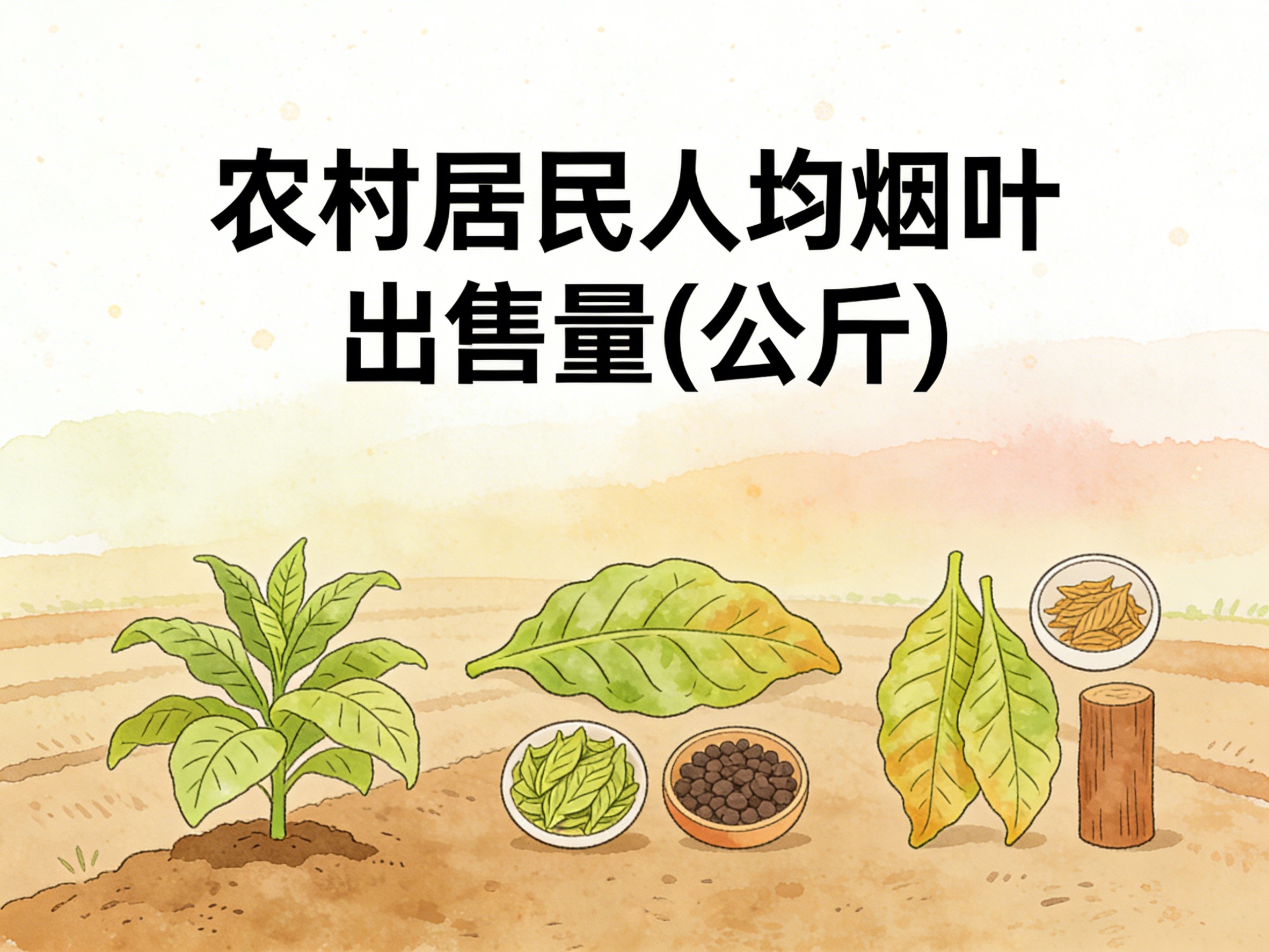 1998-2012年中国农村居民人均烟叶出售量数据集