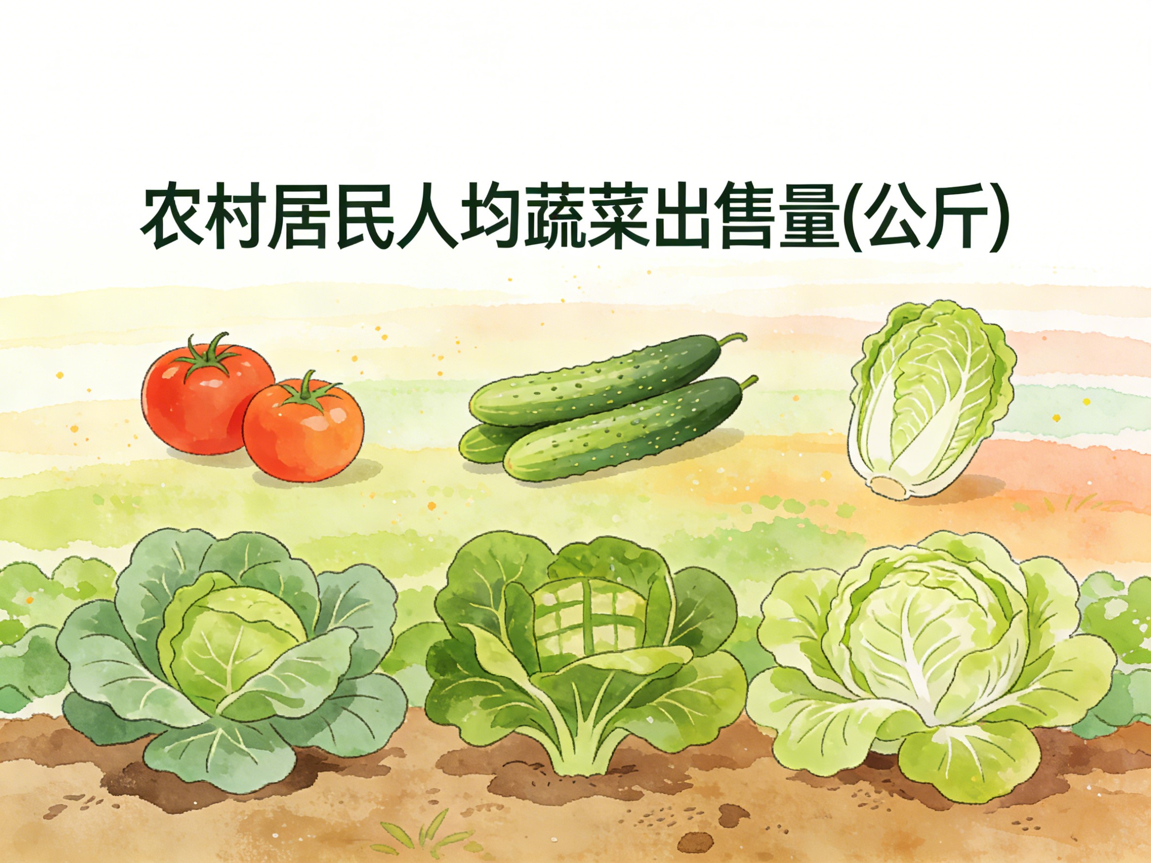 1998-2012年中国农村居民人均蔬菜出售量数据集