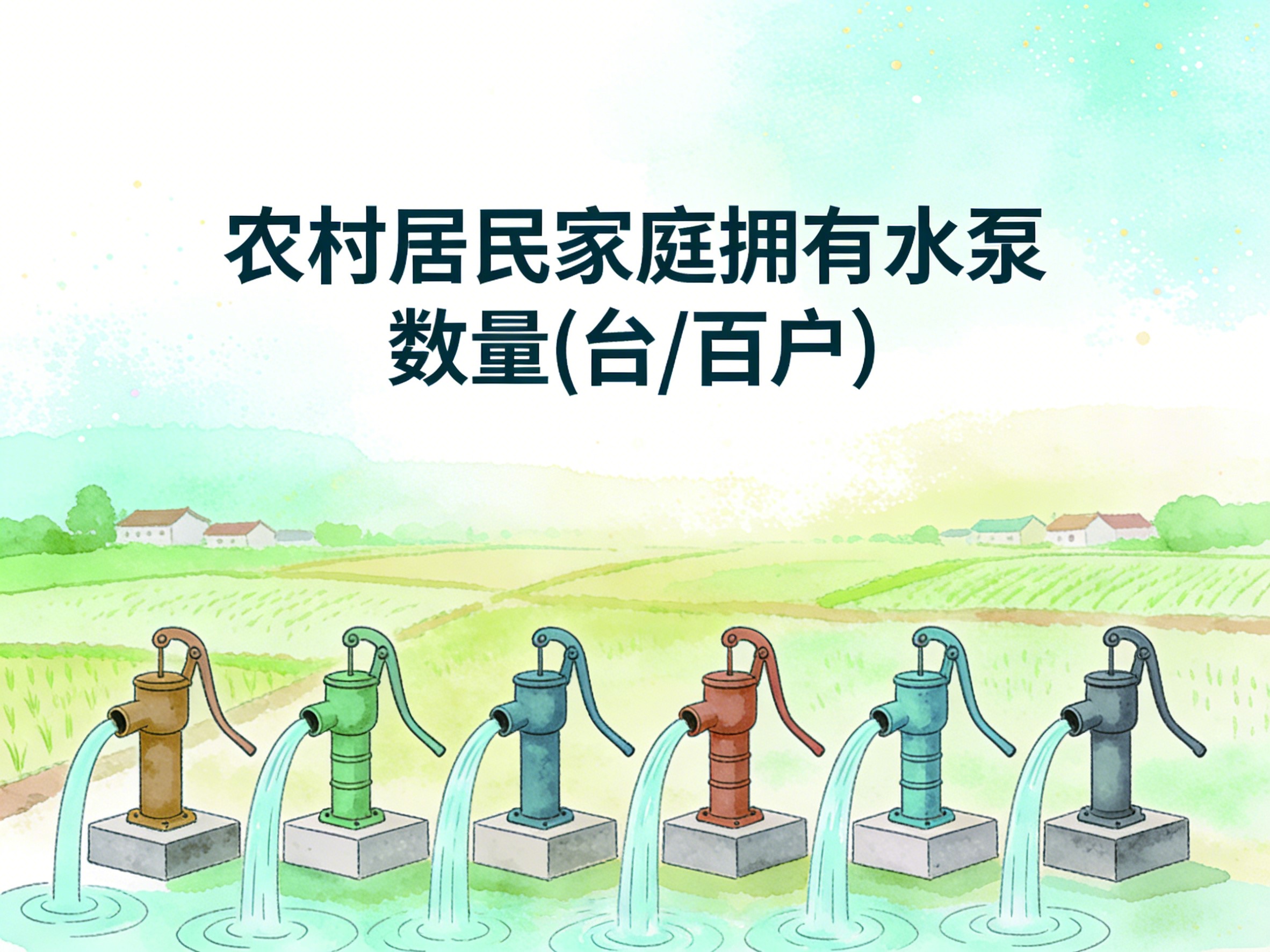 1998-2012年中国农村居民家庭拥有水泵数量数据集