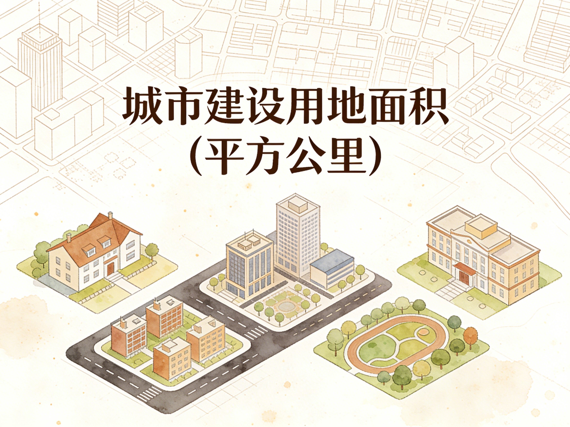 2004-2018年中国城市建设用地面积数据集
