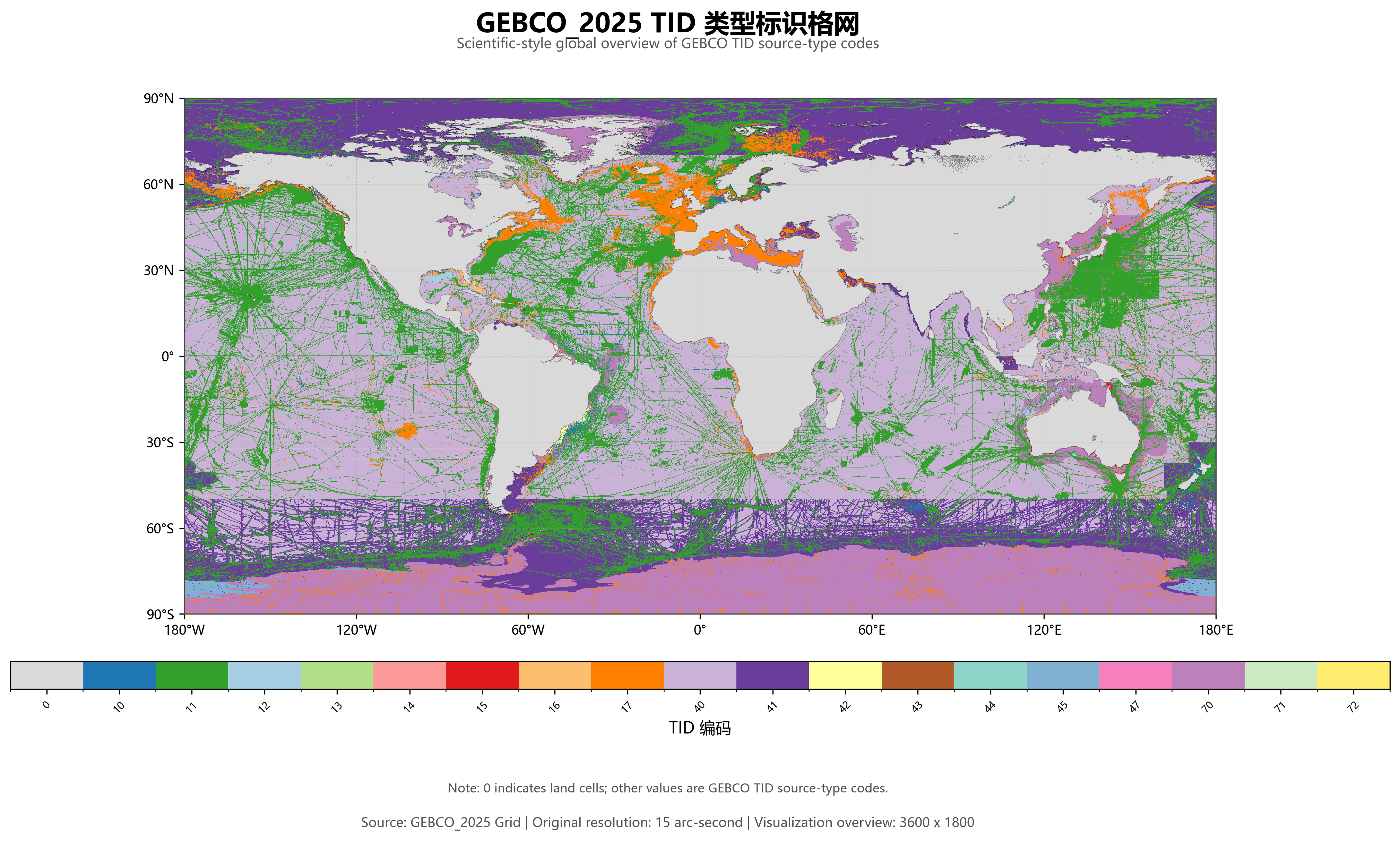 GEBCO_2025_TID类型标识格网数据集