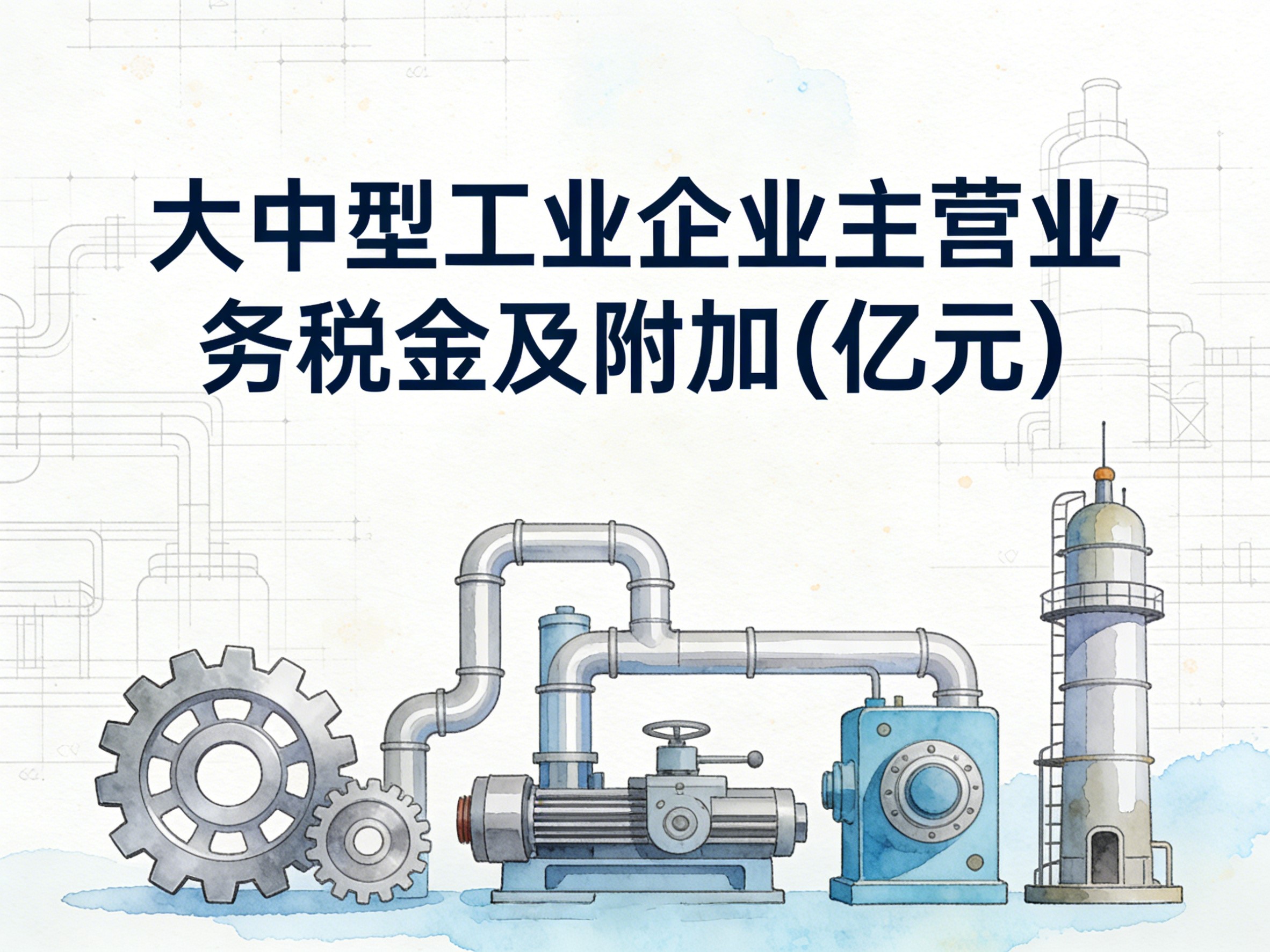 2000-2014年中国大中型工业企业主营业务税金及附加数据集