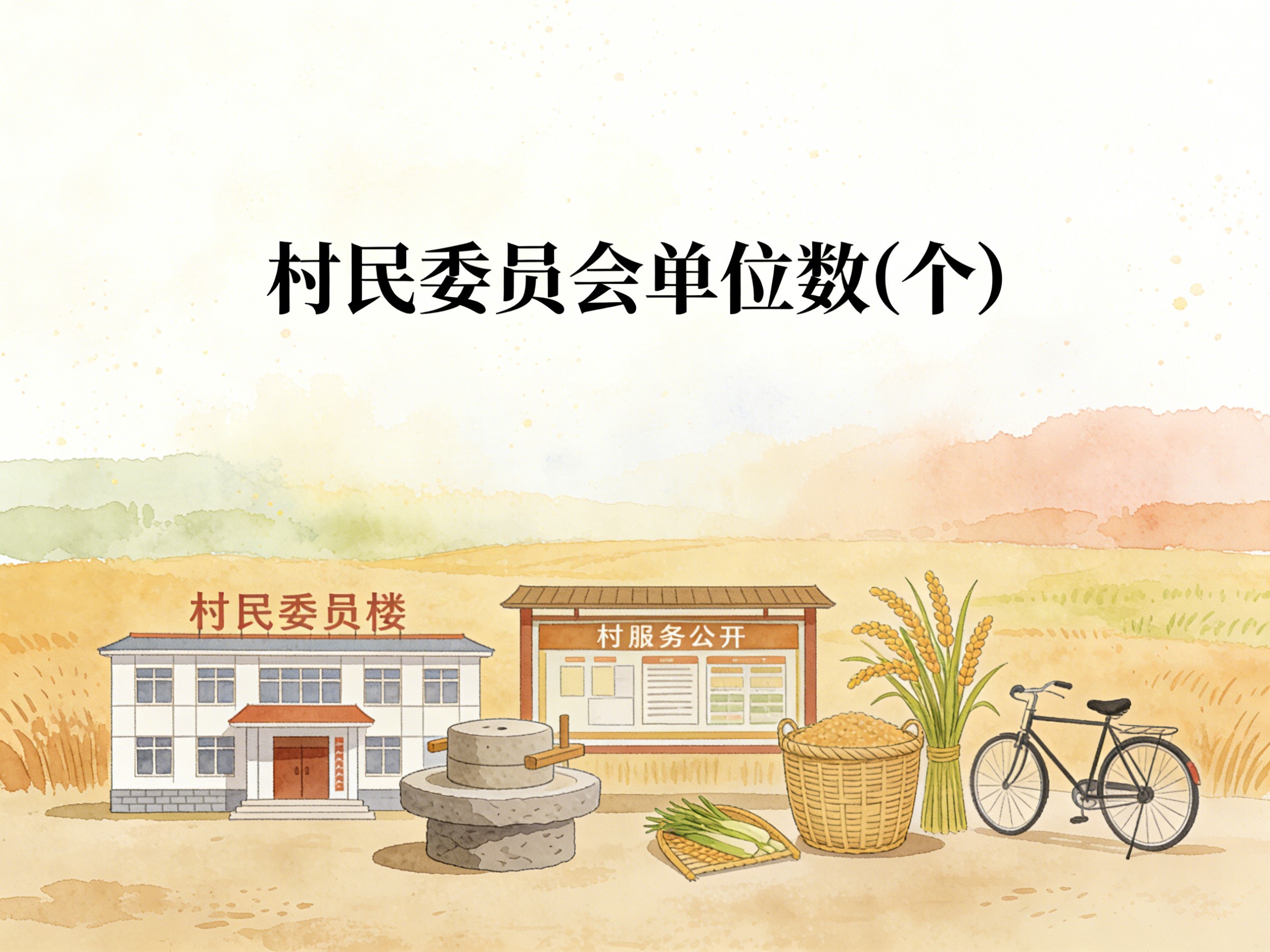 2008-2022年中国村民委员会单位数数据集