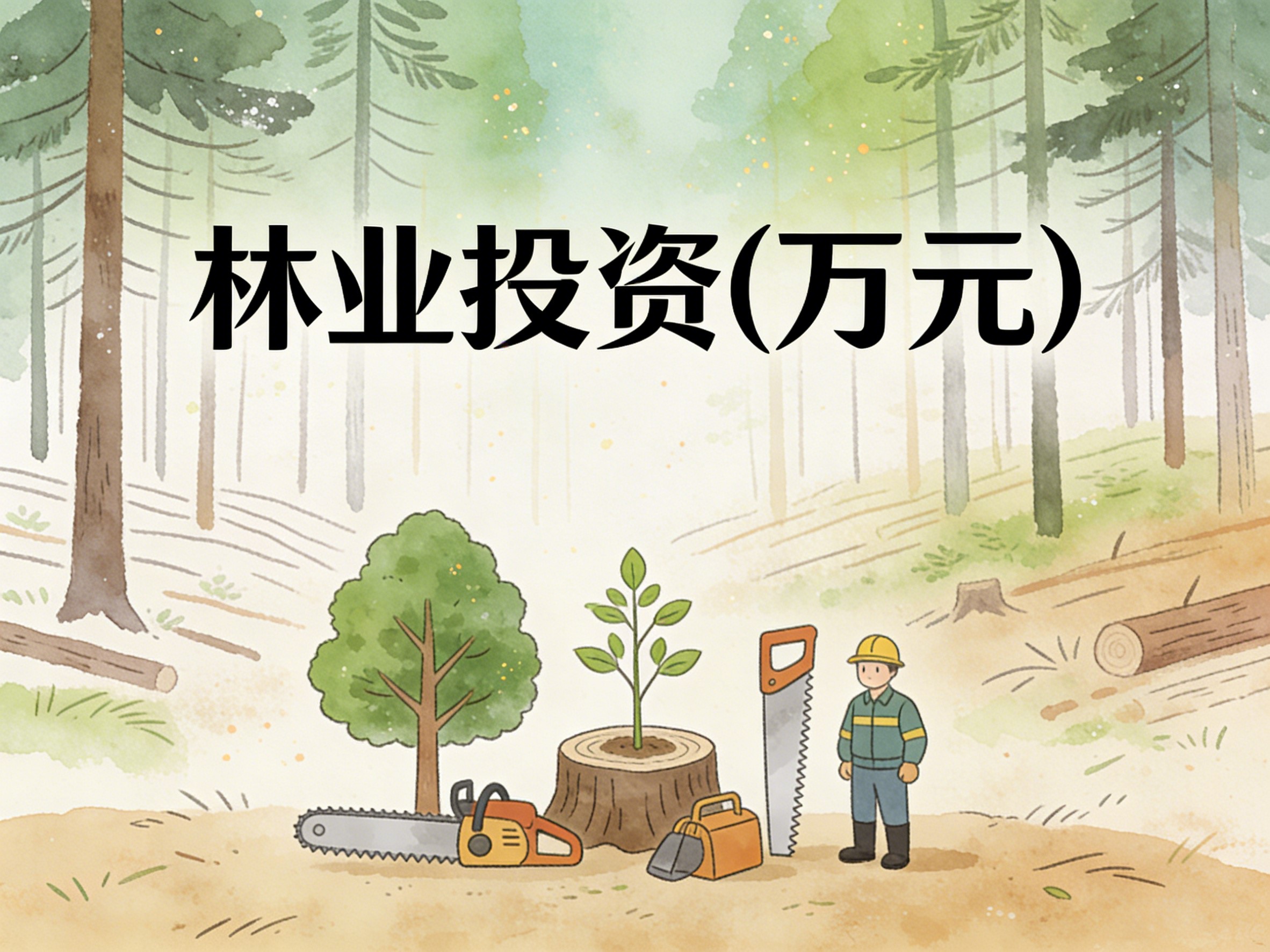 2004-2018年中国林业投资数据集