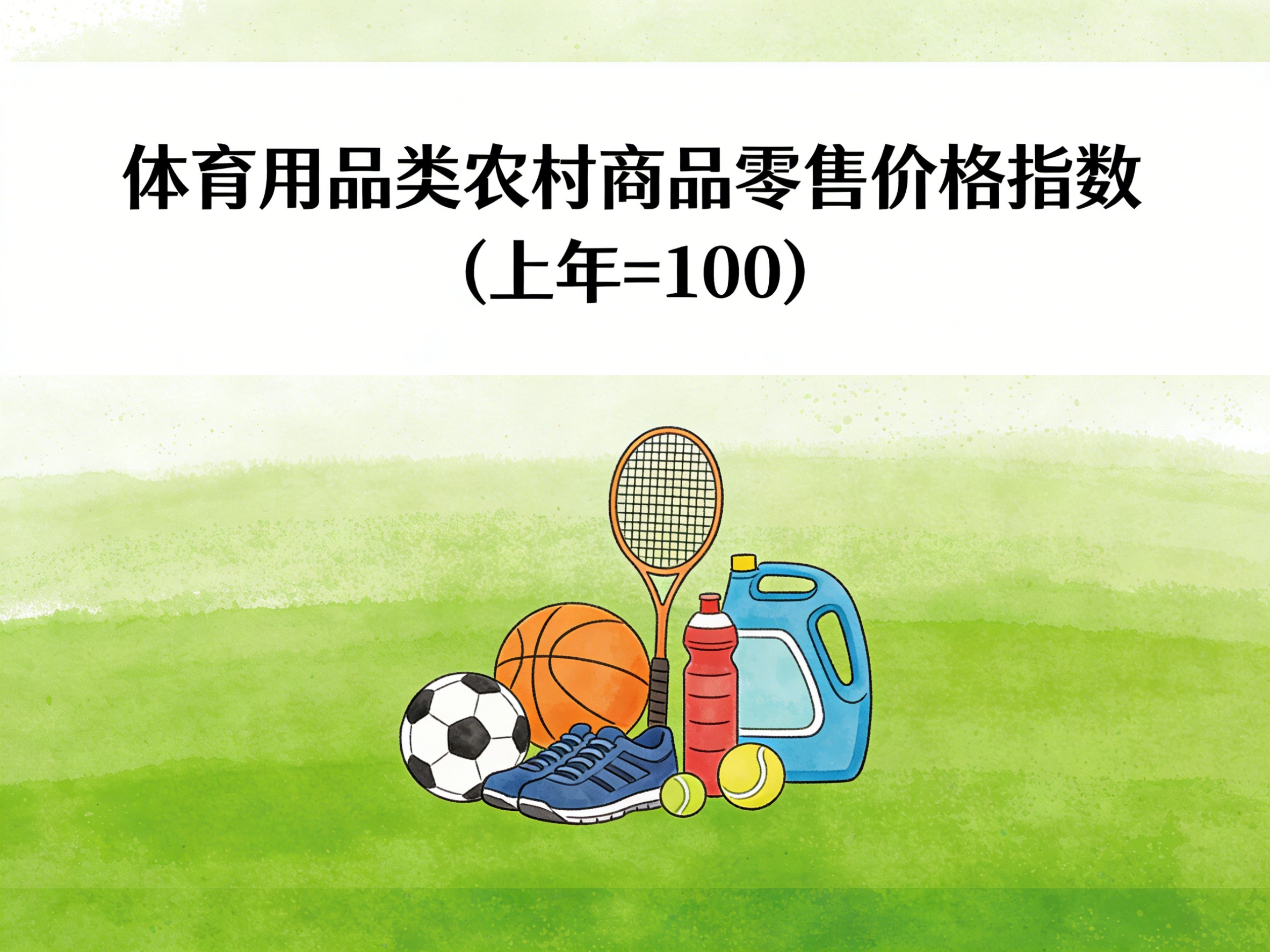 2003-2016年中国体育用品类农村商品零售价格指数数据集