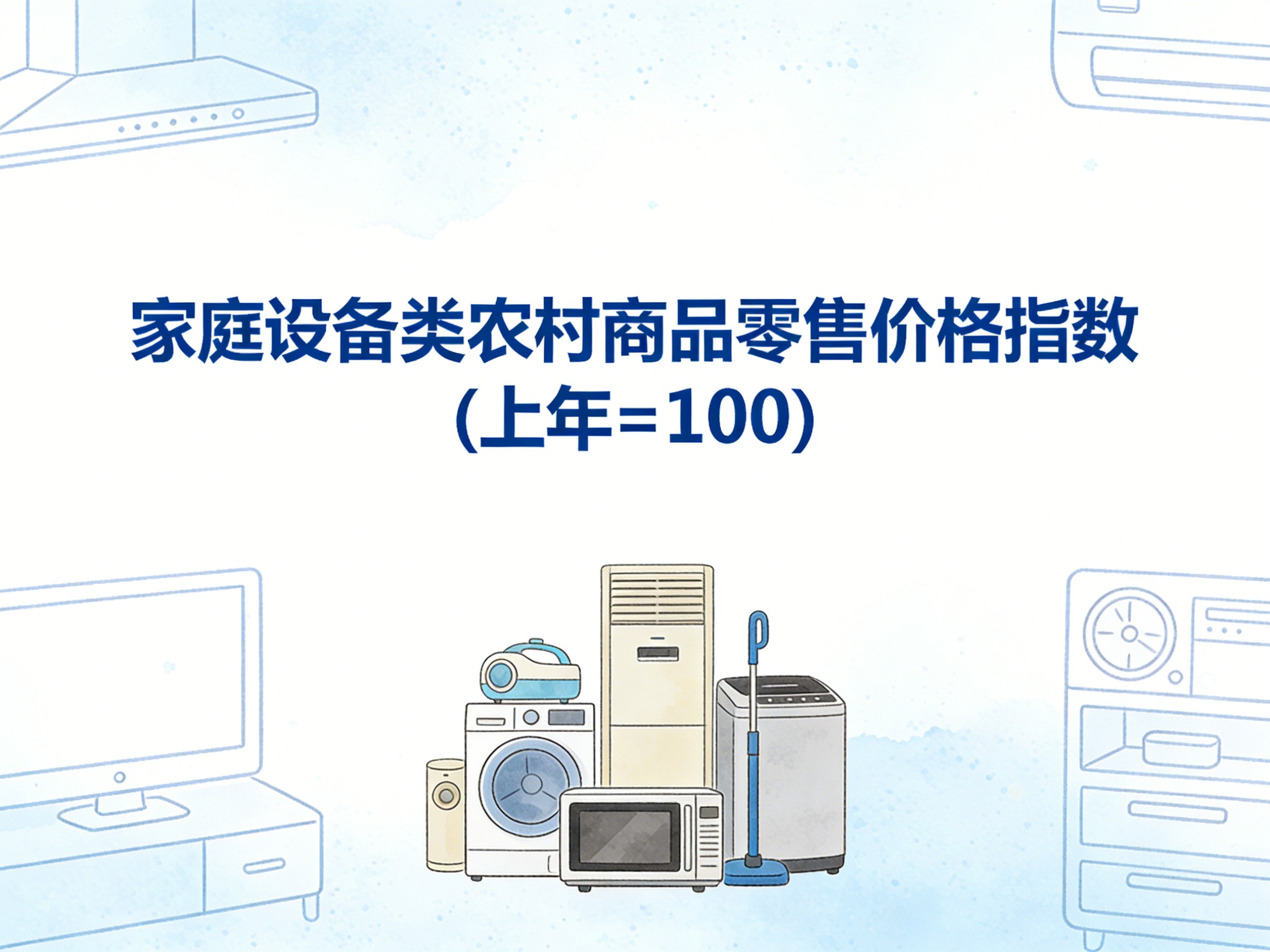 2003-2016年中国家庭设备类农村商品零售价格指数数据集