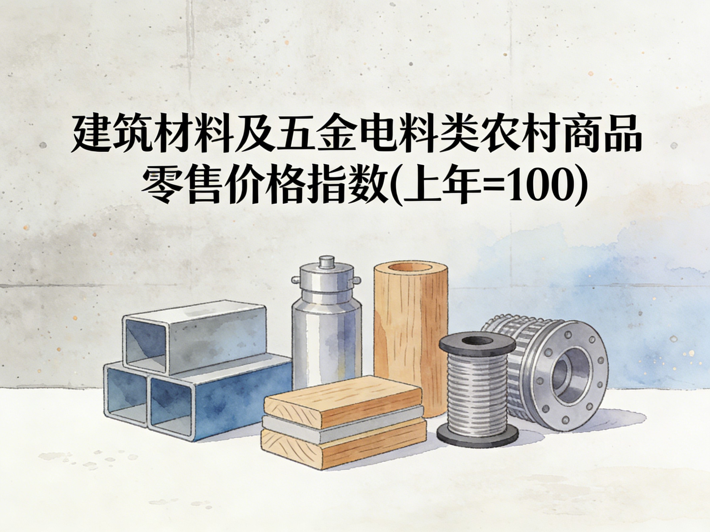 2003-2016年中国建筑材料及五金电料类农村商品零售价格指数数据集