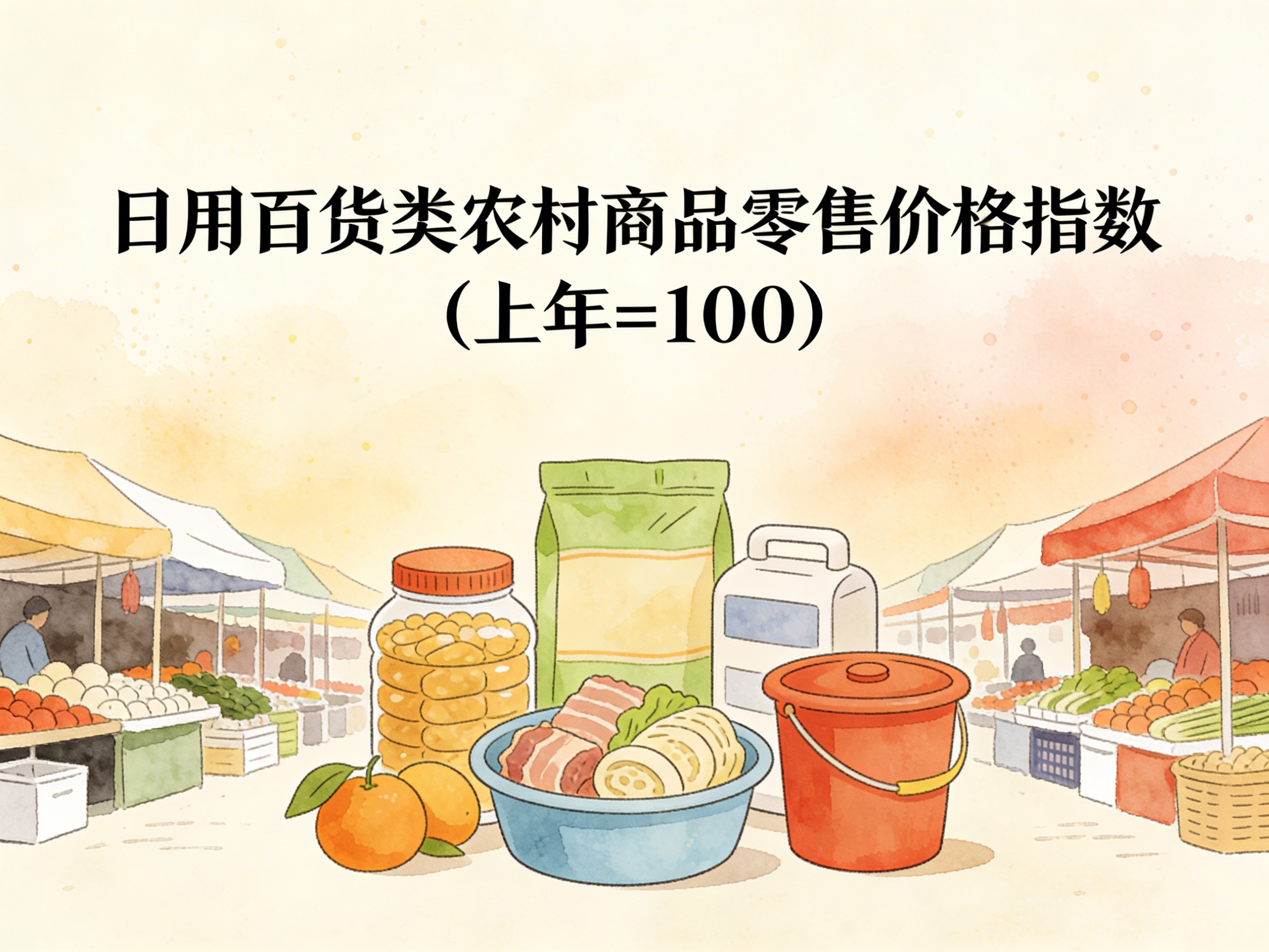 2003-2016年中国日用百货类农村商品零售价格指数数据集