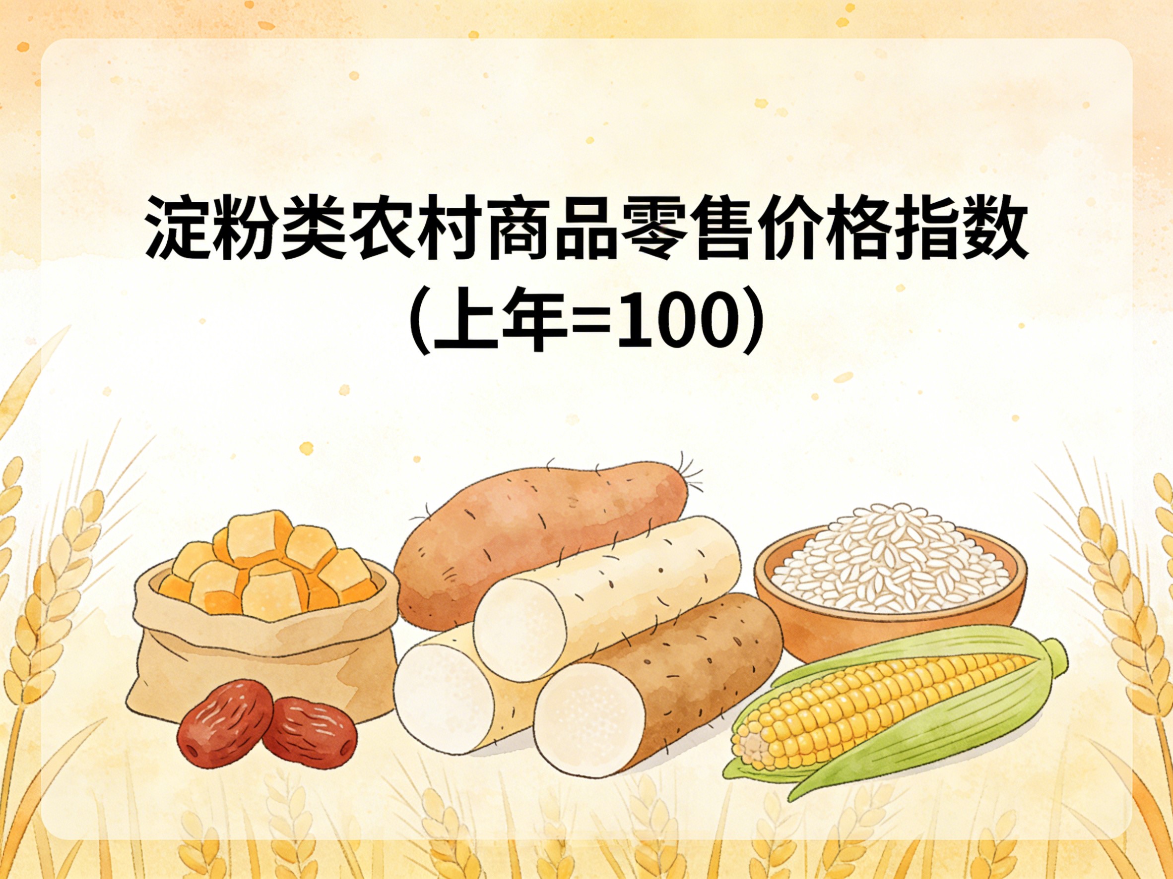 2003-2016年中国淀粉类农村商品零售价格指数数据集