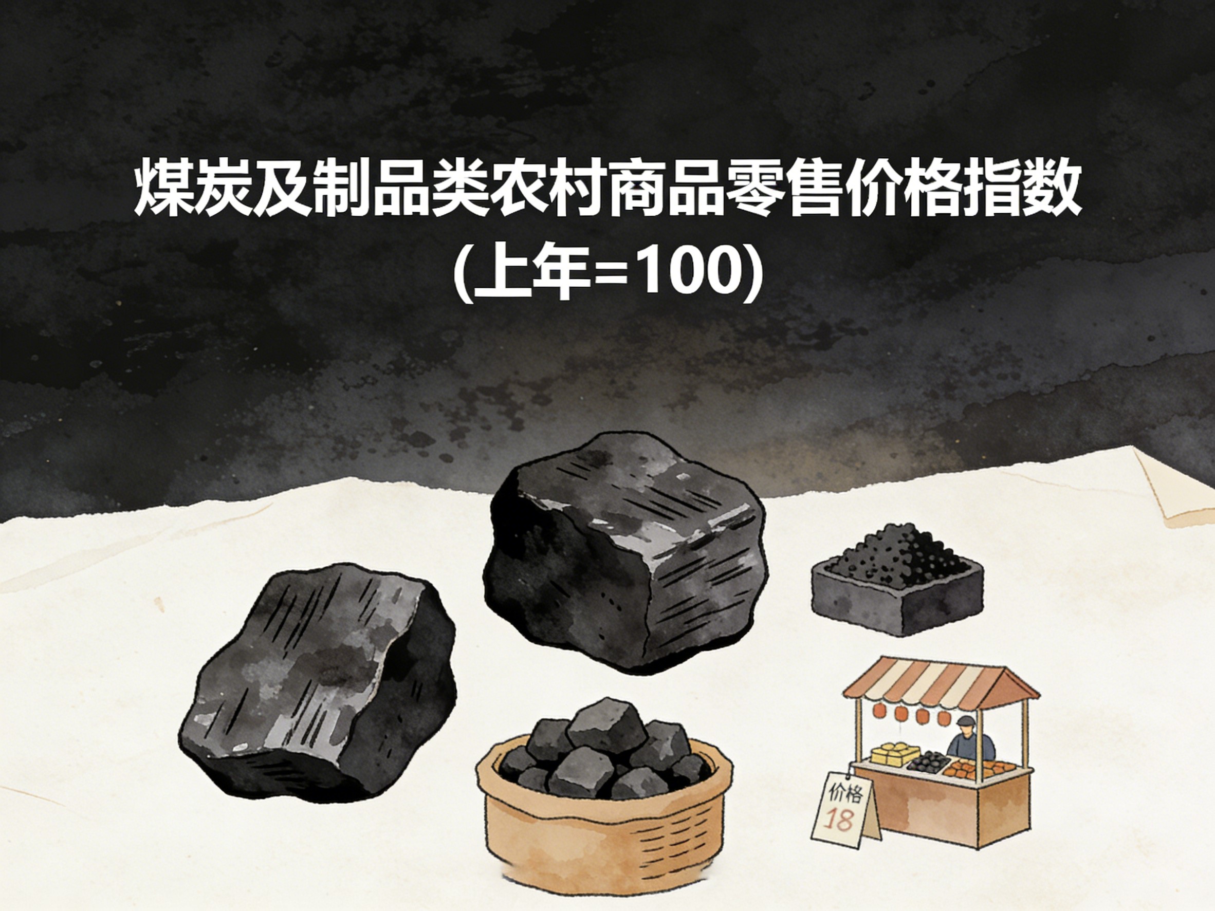 2003-2016年中国煤炭及制品类农村商品零售价格指数数据集