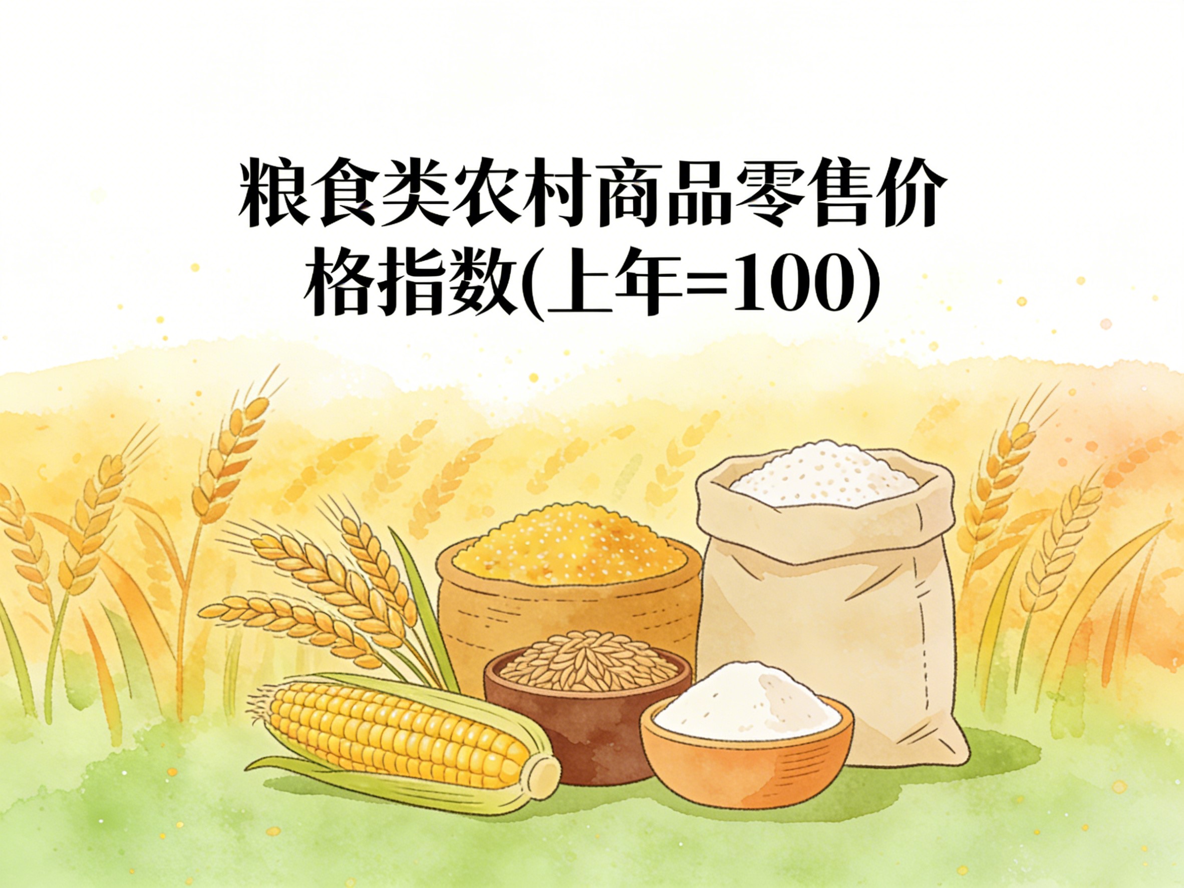 2003-2016年中国粮食类农村商品零售价格指数数据集