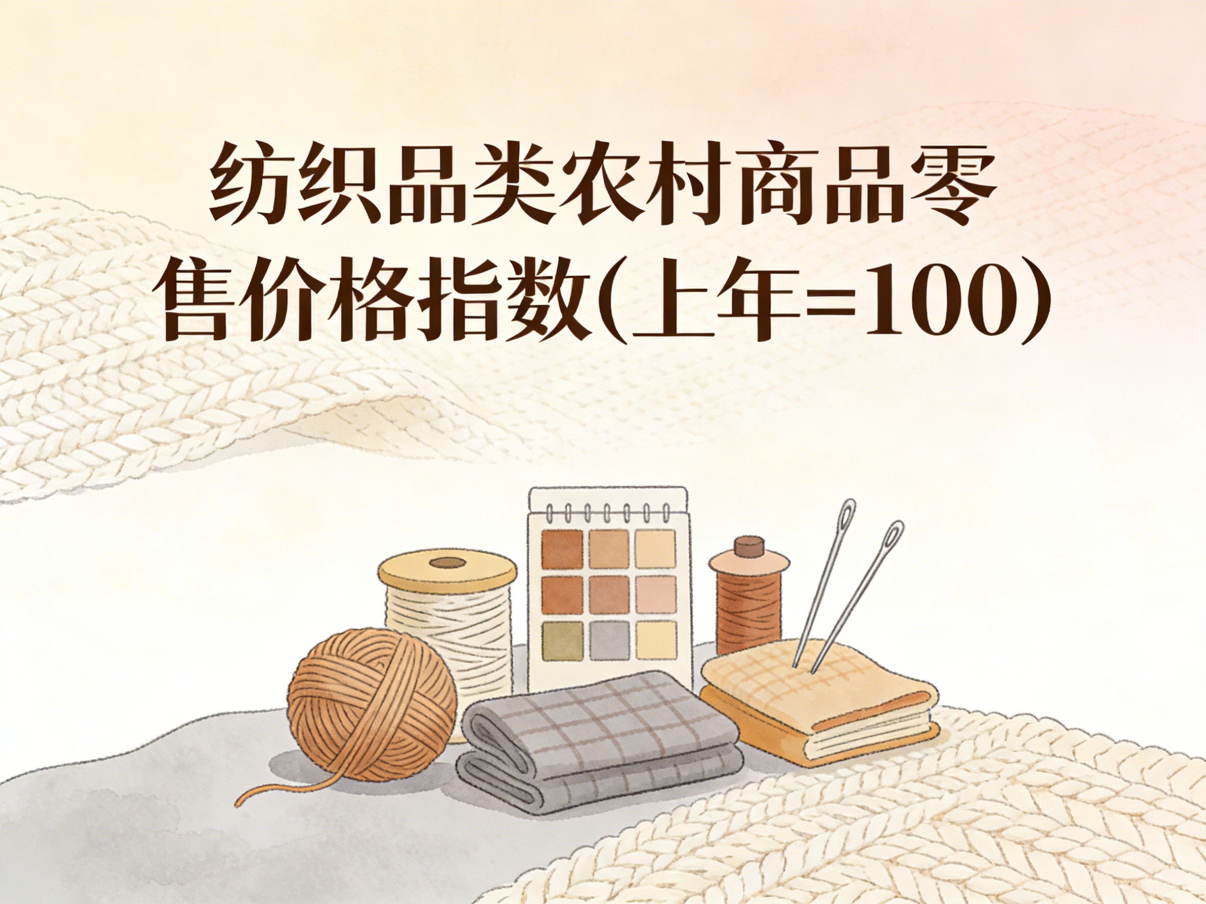 2003-2016年中国纺织品类农村商品零售价格指数数据集