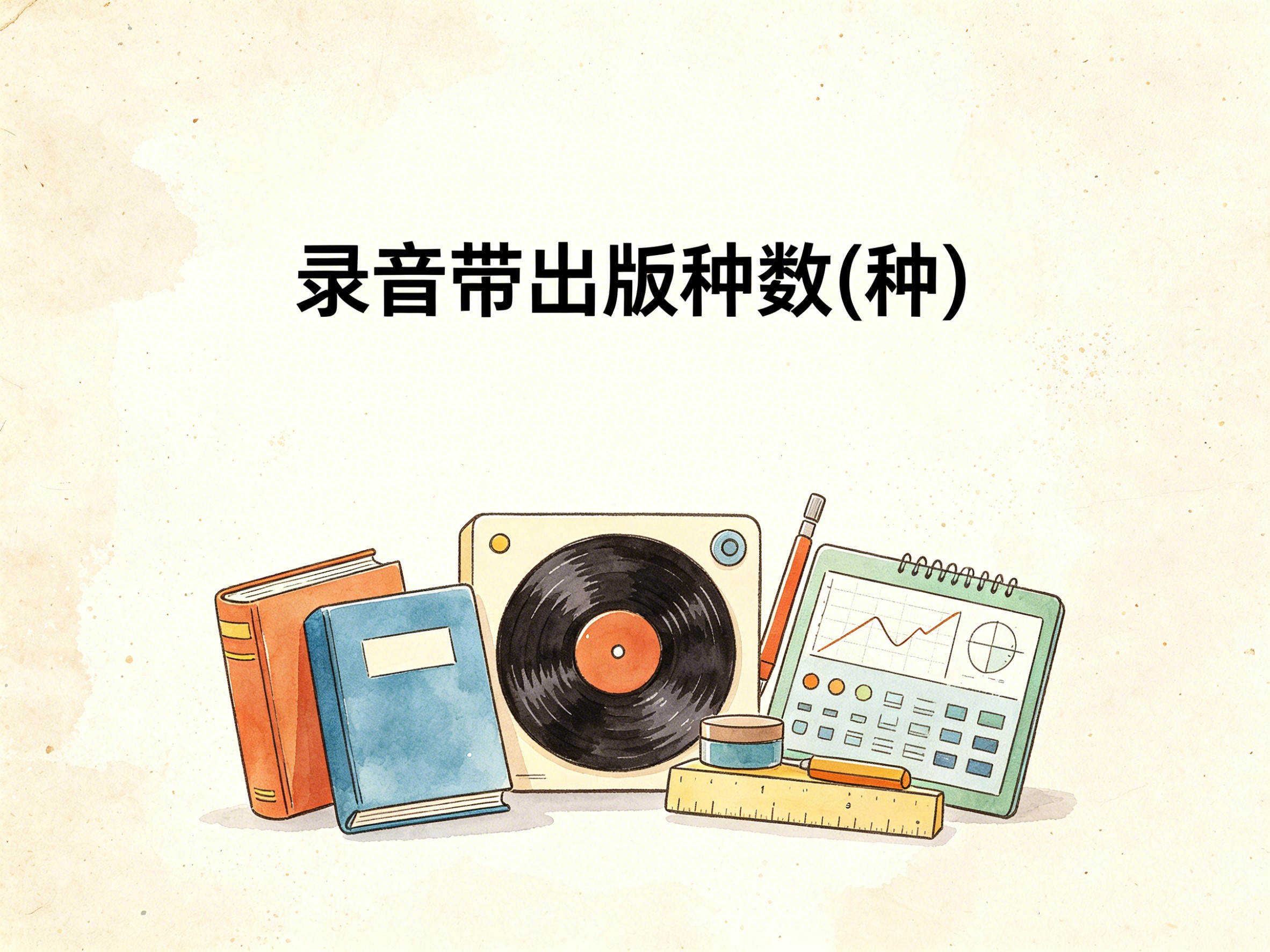 1998-2011年中国录音带出版种数数据集